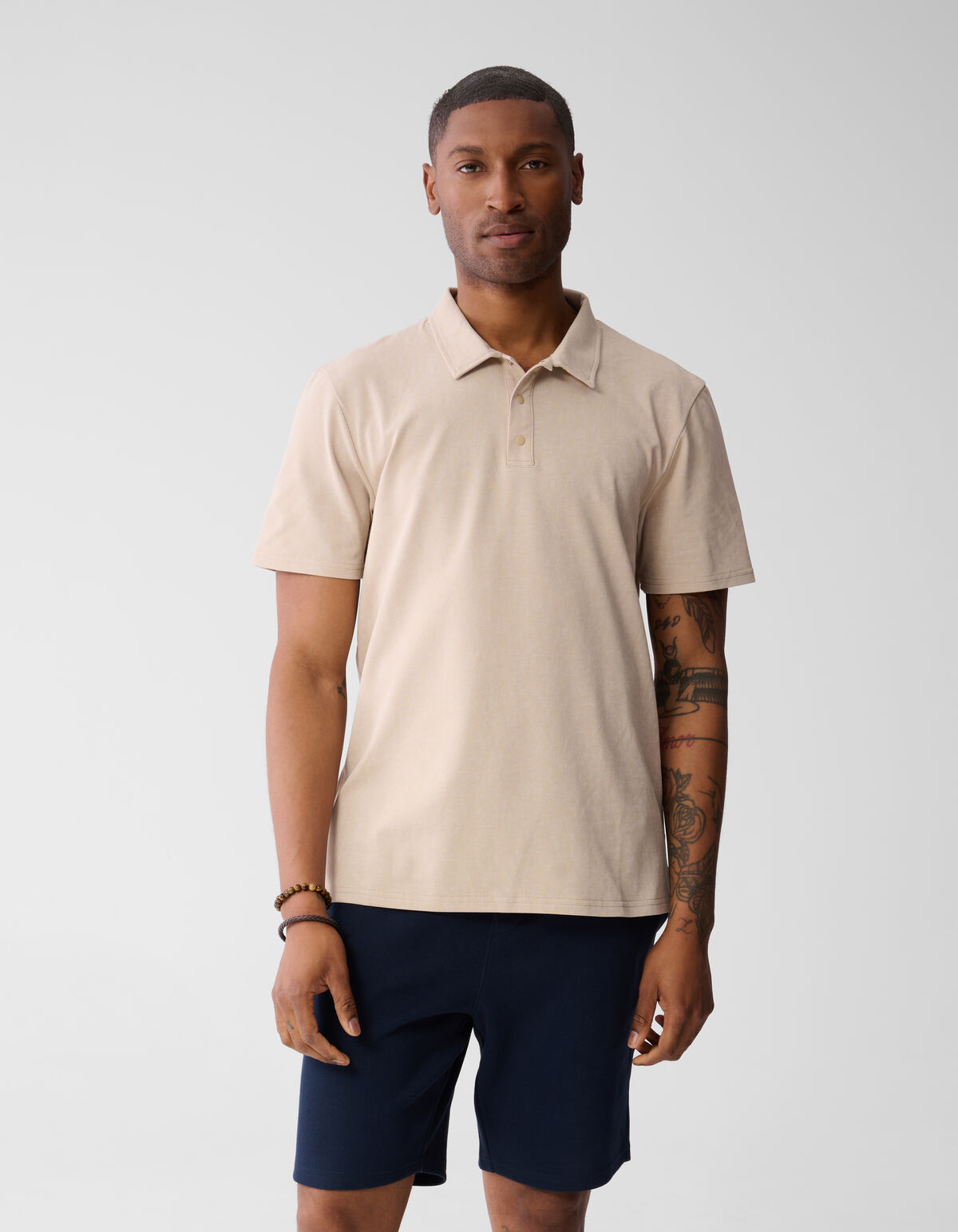 Bedrucktes Polo Sand SHOEBY MEN