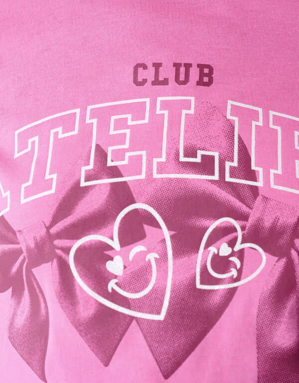 Club Atelier Kunst T-Shirt Rosa SHOEBY GIRLS