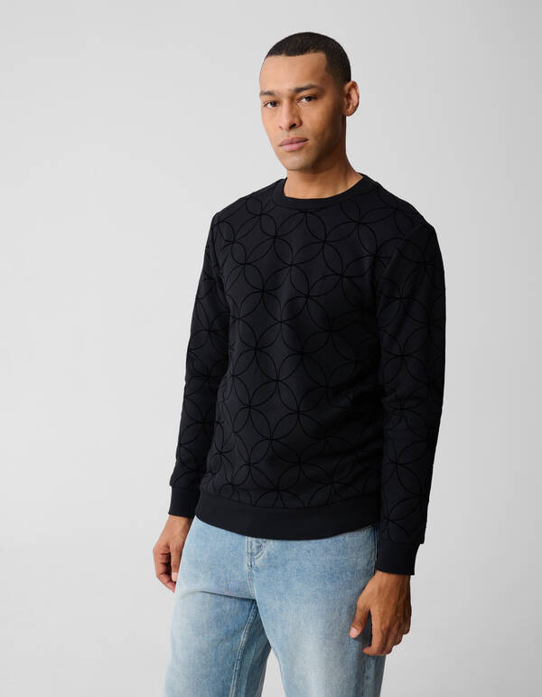 Flock Spark Pullover Schwarz SHOEBY MEN