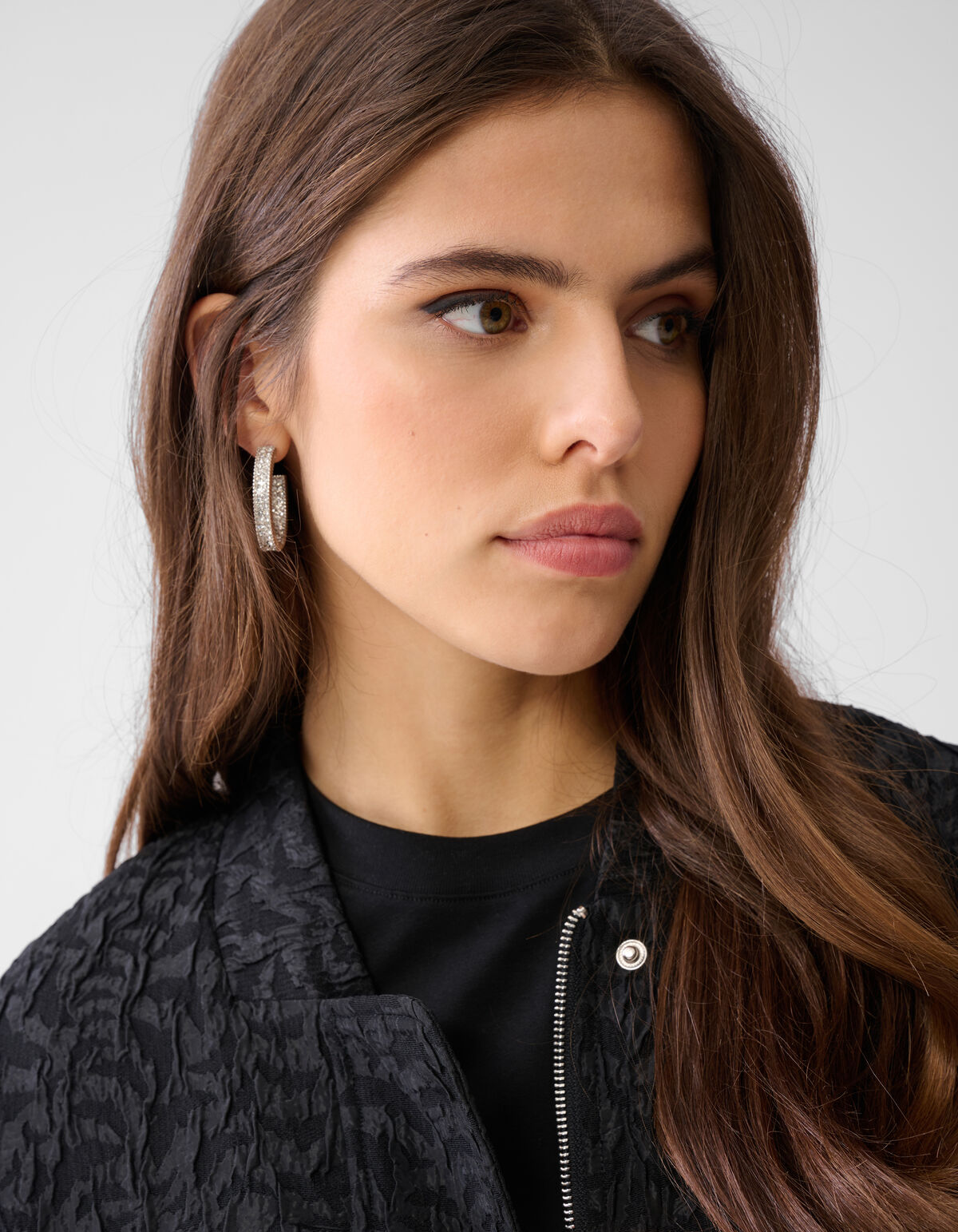 Jacquard-Bomber Schwarz SHOEBY WOMEN