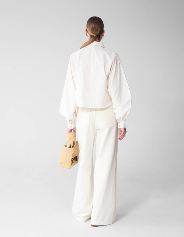 Perlenbesetzte Stippenbluse Wei&szlig; von Mieke SHOEBY WOMEN