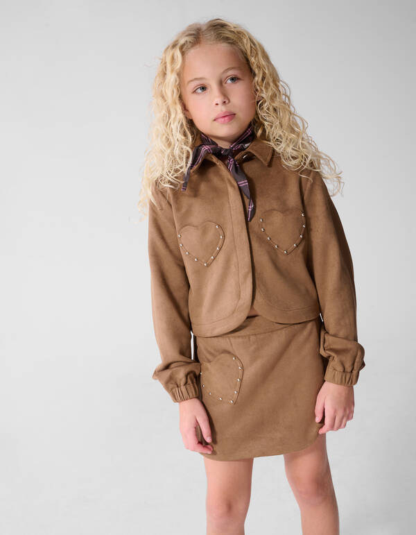 Suede Jacke Braun SHOEBY GIRLS