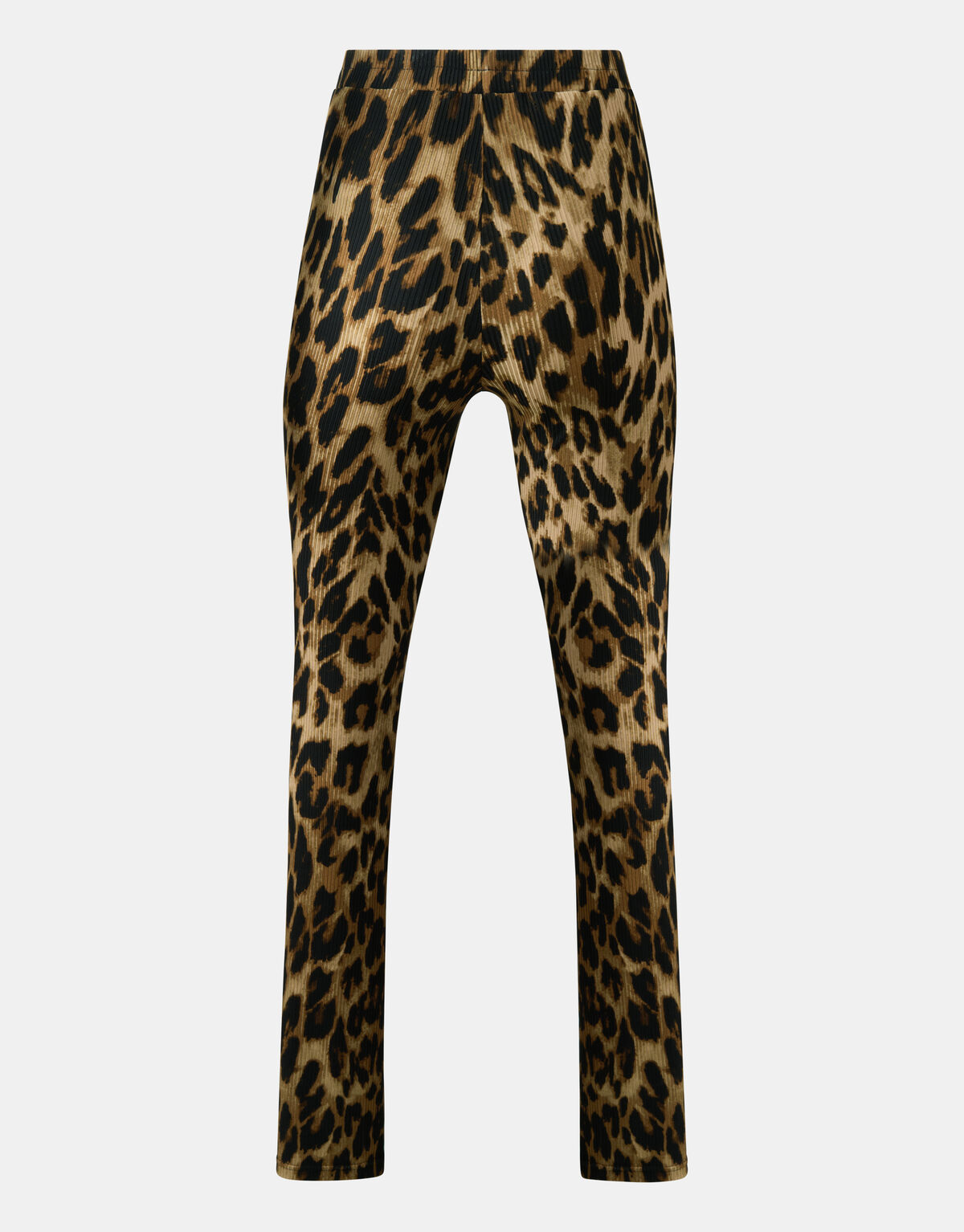 Schlaghosen-Leggings aus Rippstoff Animal SHOEBY WOMEN