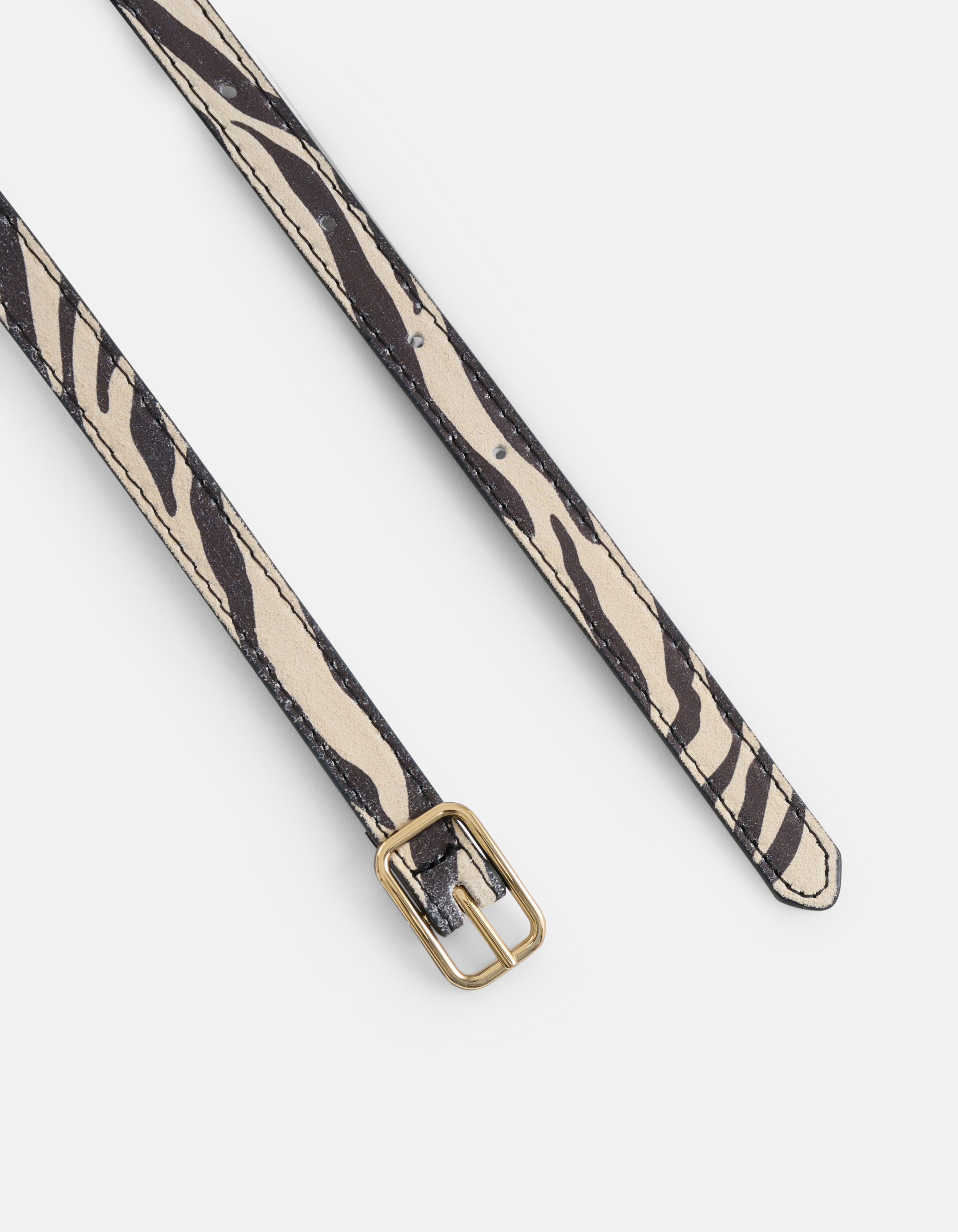 Zebradruck Gürtel Schwarz/Weiß SHOEBY ACCESSOIRES