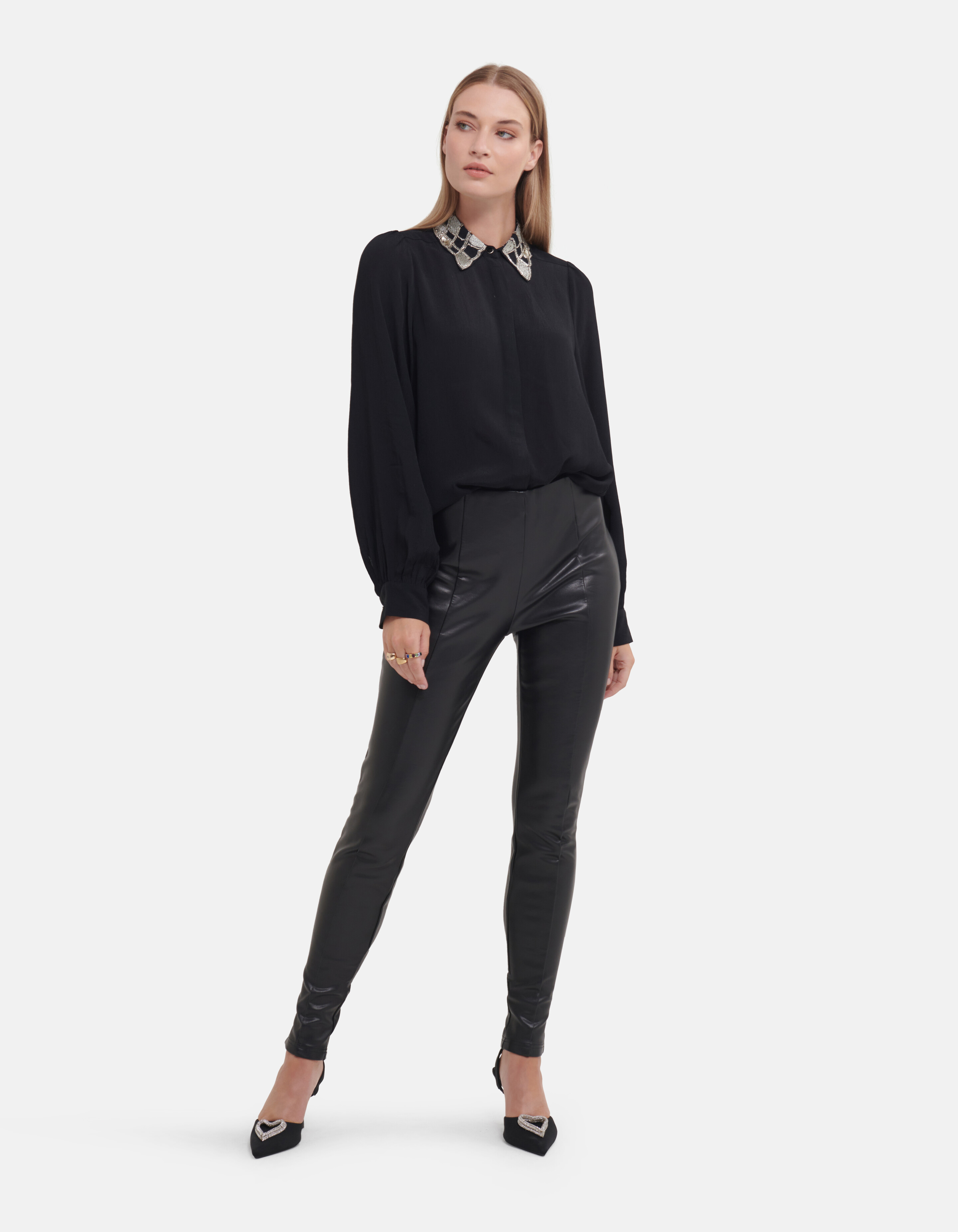 Vegane Lederhosen Schwarz SHOEBY WOMEN