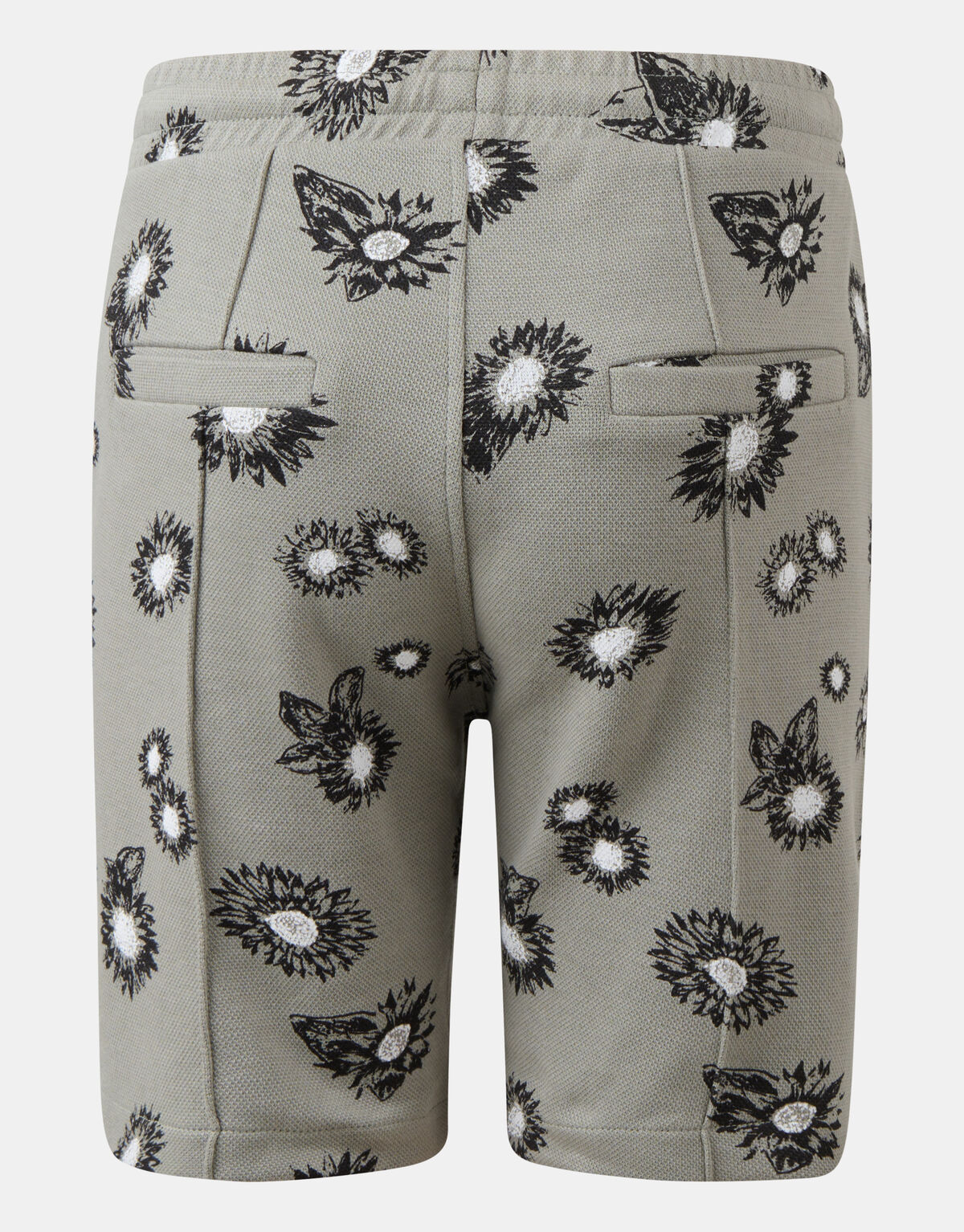 Shorts mit grafischem Blumendruck Hellgrün JILL&MITCH