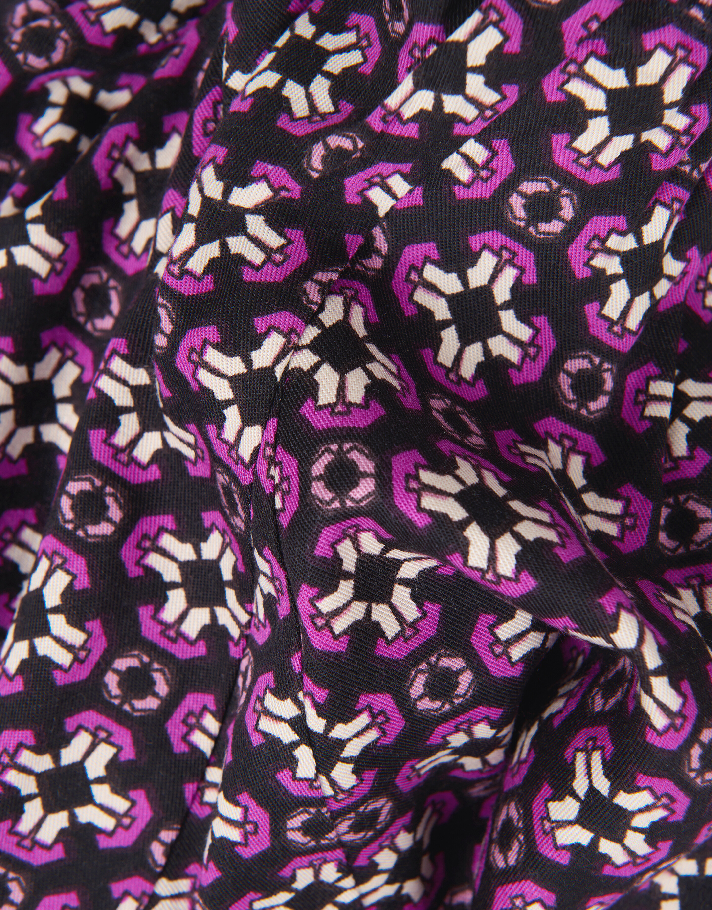 Rock mit grafischem Print Schwarz SHOEBY GIRLS