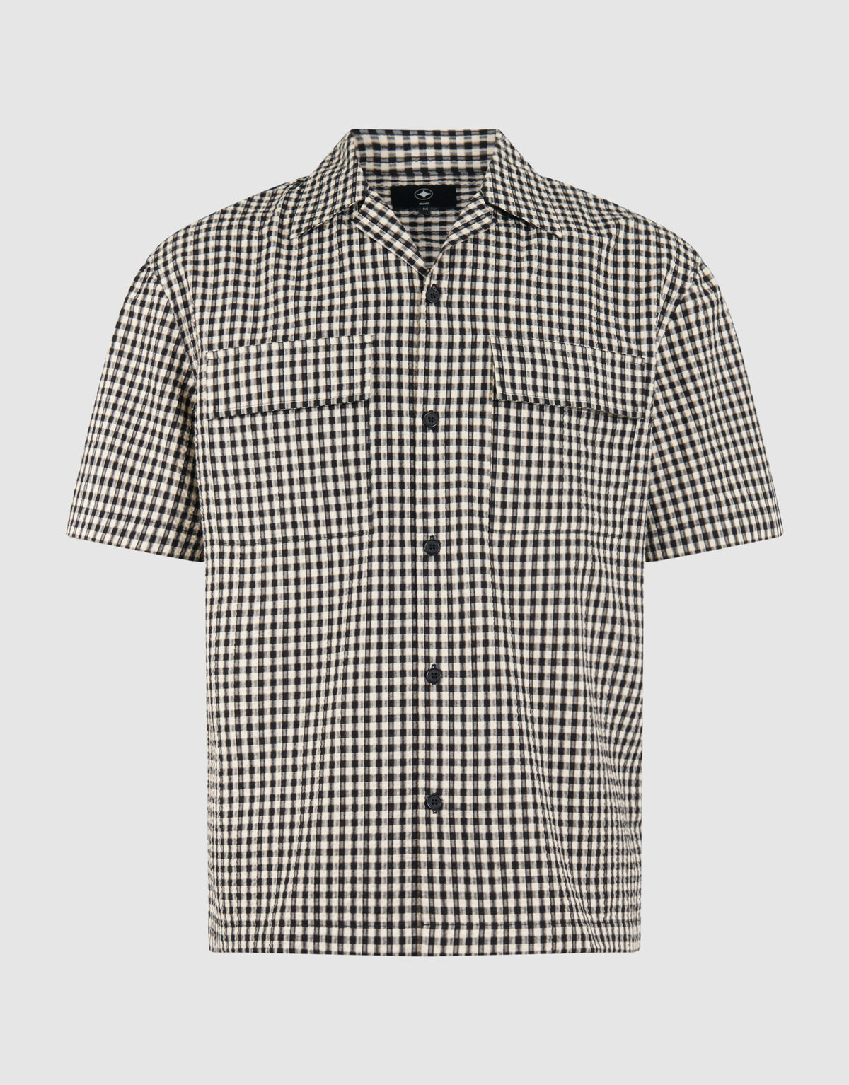 Karo-Overshirt Gebrochen Wei&szlig; SHOEBY MEN