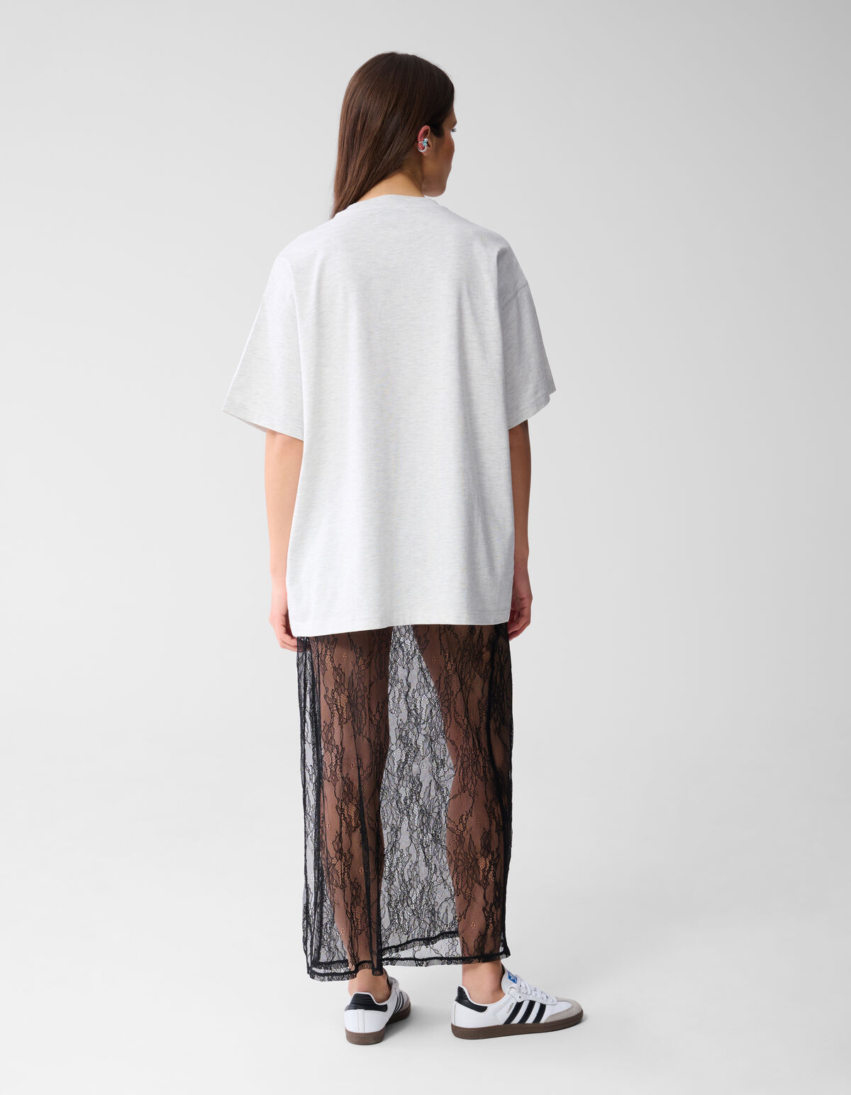 Übergroßes T-shirt Hellgrau von Monica SHOEBY WOMEN