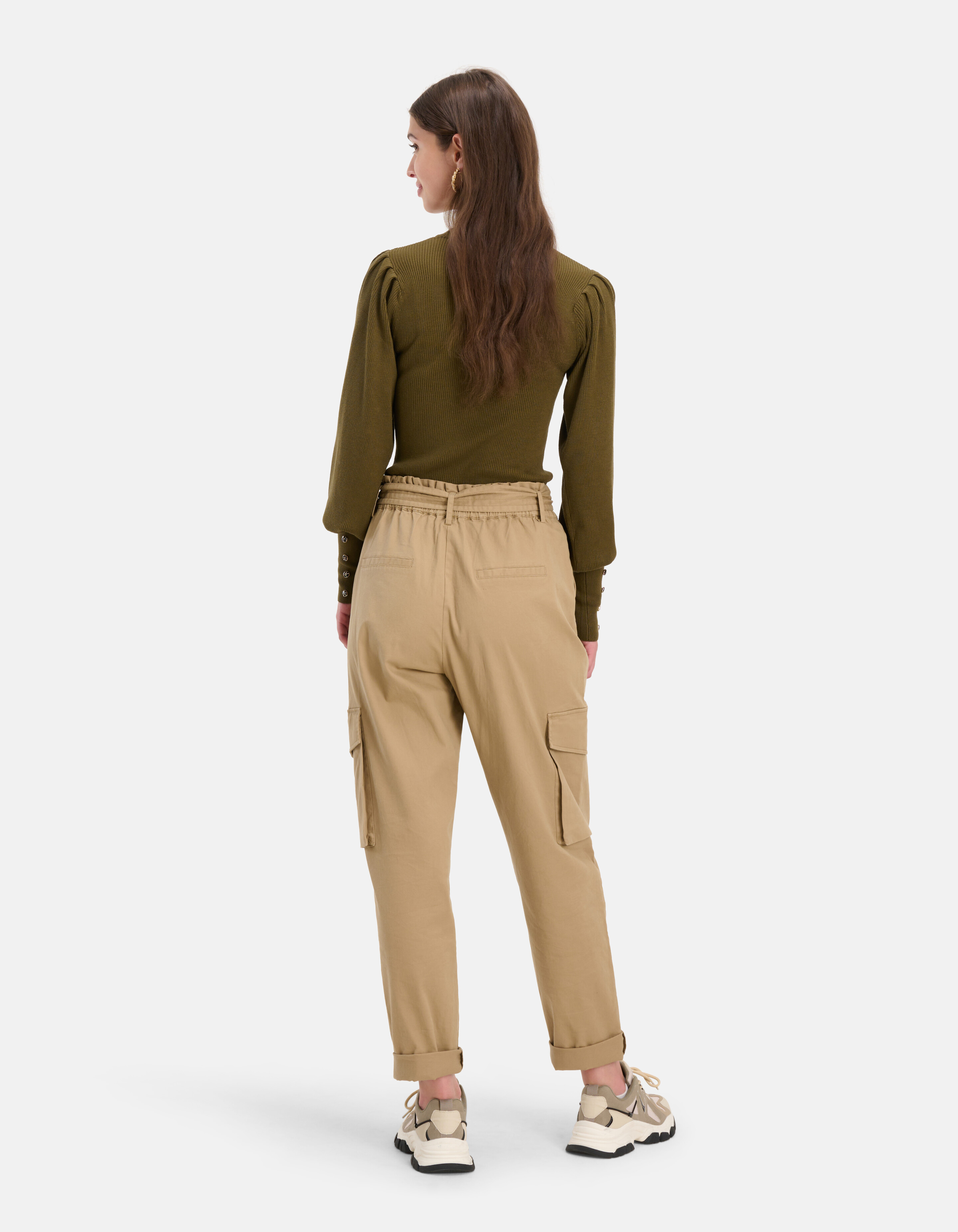 Rippenpullover Dunkelgrün SHOEBY WOMEN