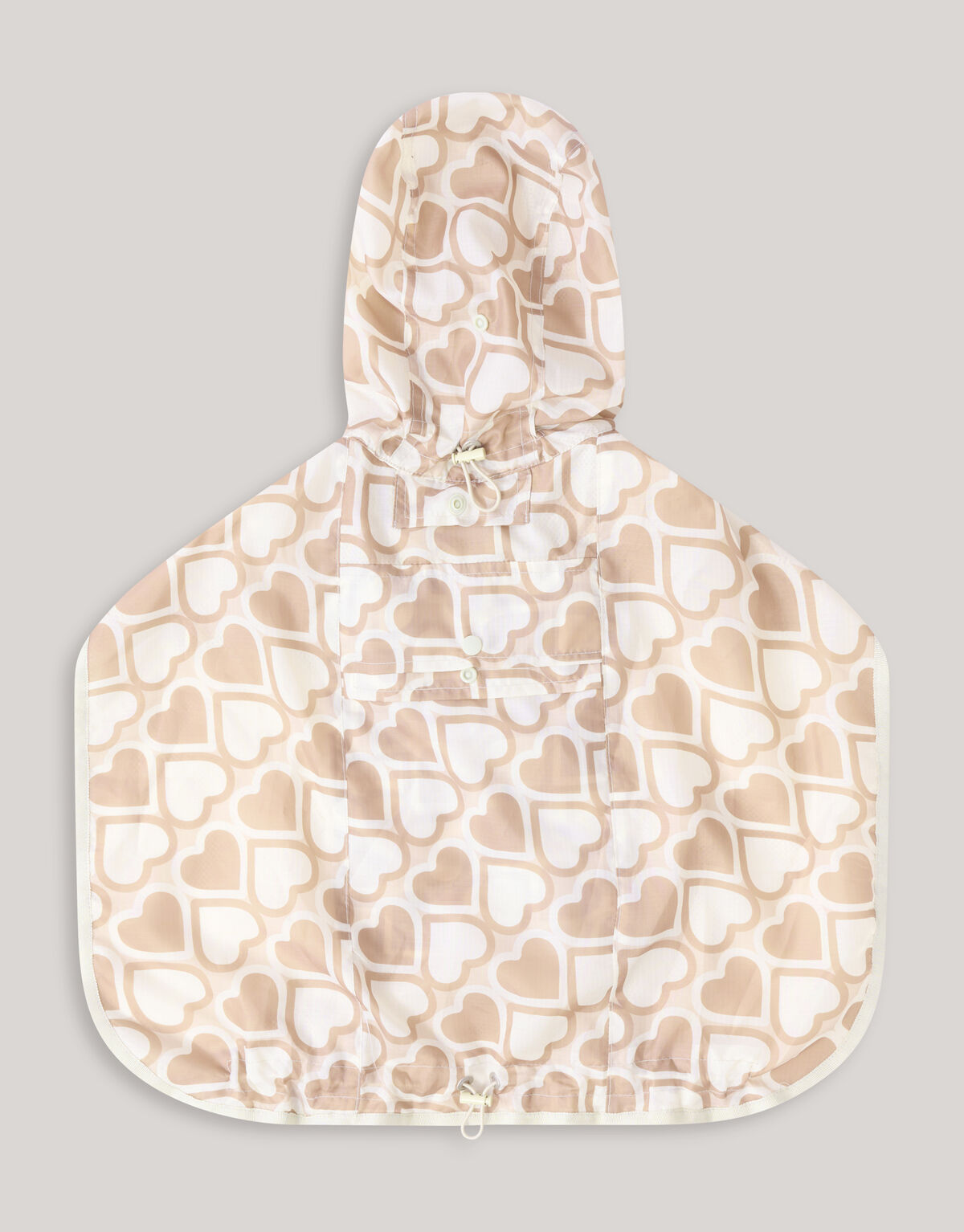 Bedruckte Hunderegenmantel Off White SHOEBY ACCESSOIRES