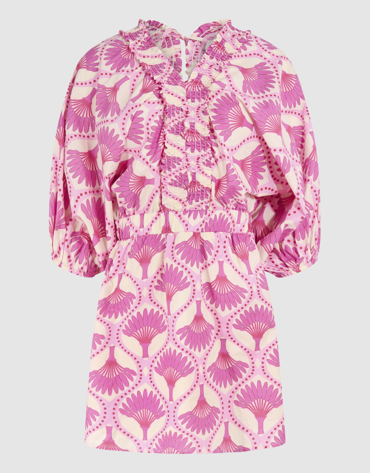 Bedruckte Mini Jurk Roze SHOEBY WOMEN