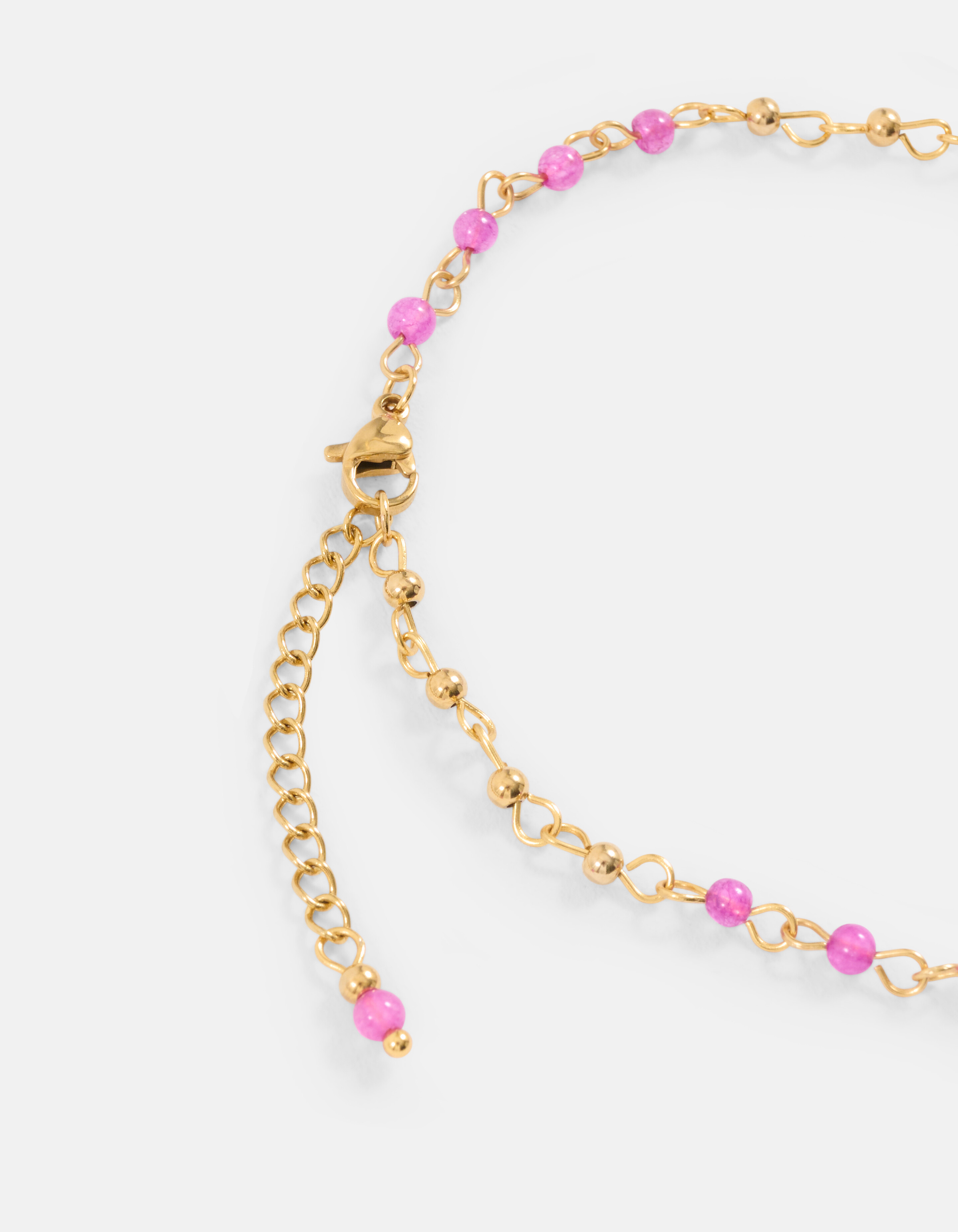 Perlen-Knöchel-Armband Rosa SHOEBY ACCESSOIRES