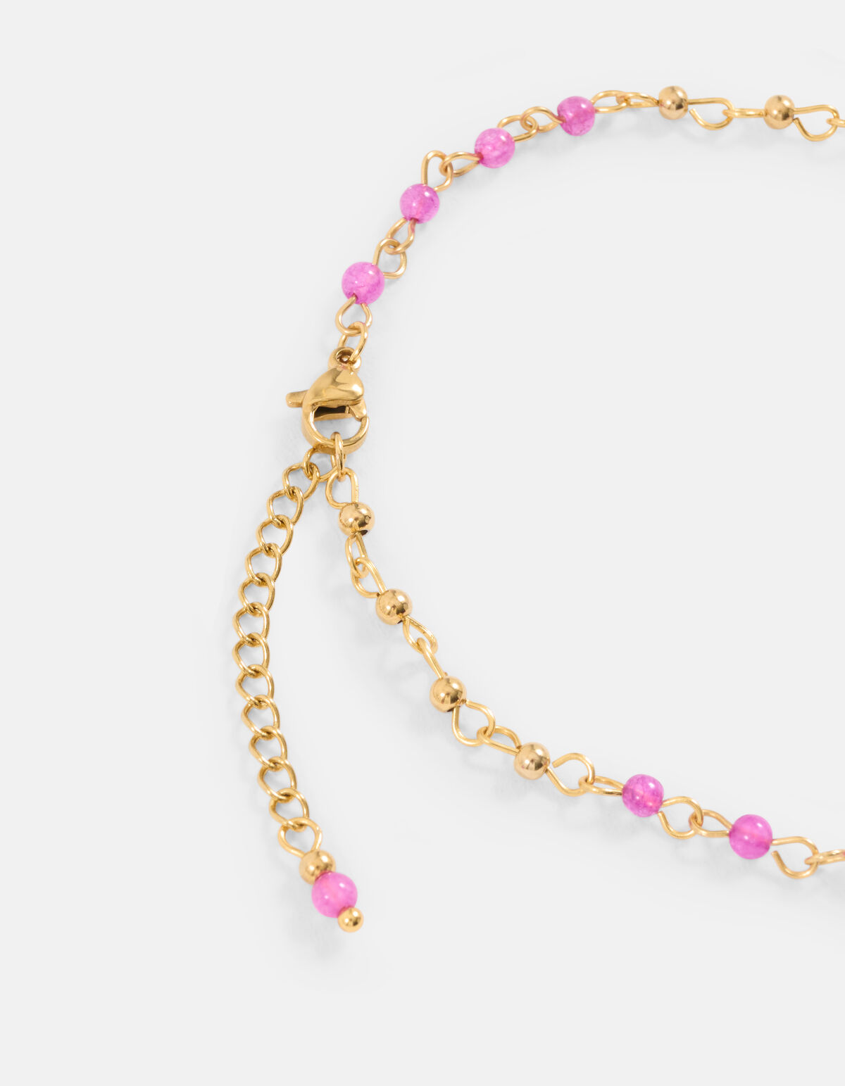 Perlen-Knöchel-Armband Rosa SHOEBY ACCESSOIRES