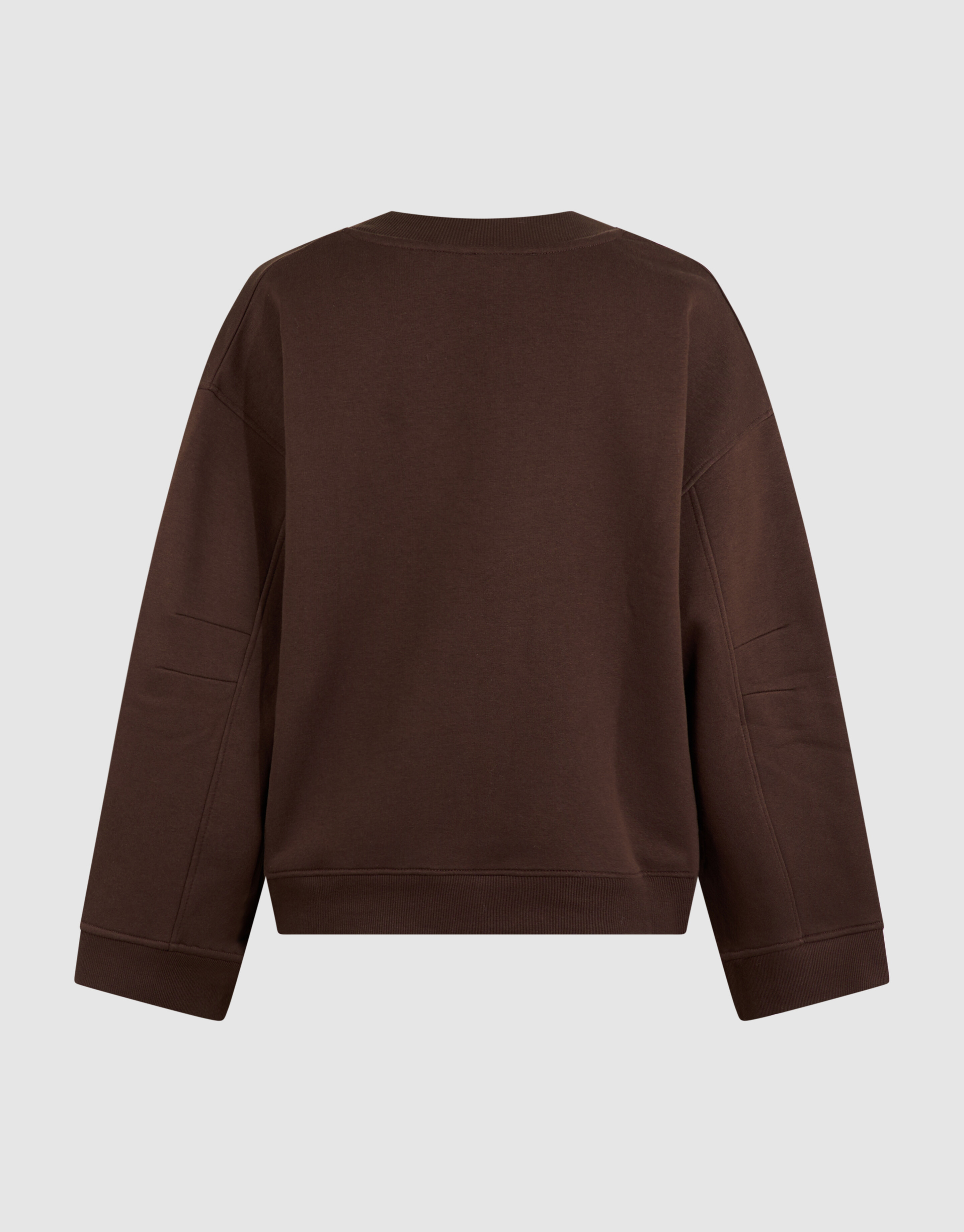 Oversized V-hals Sweater Donkerbruin SHOEBY WOMEN