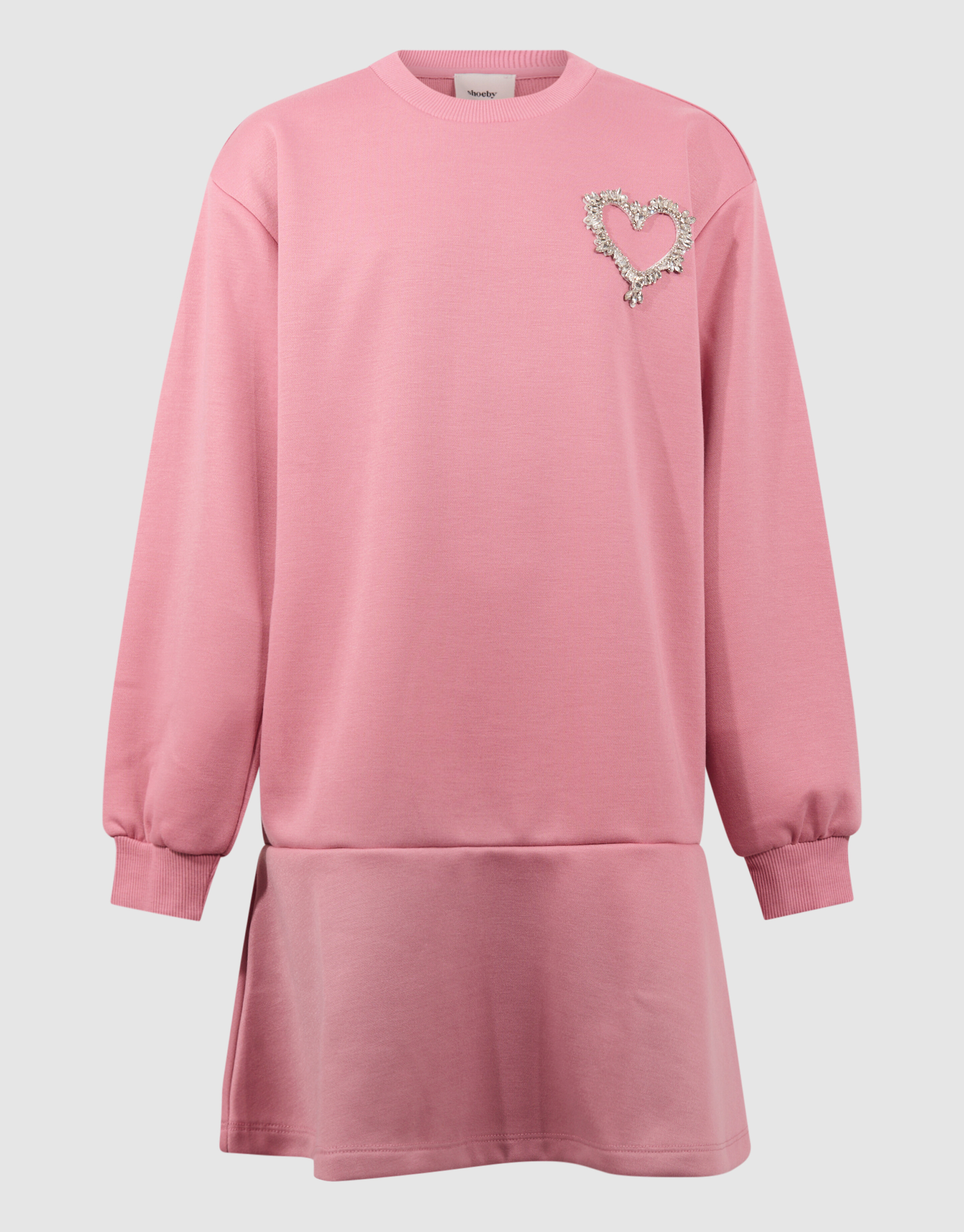 Herzförmiges Sweatshirtkleid Rosa SHOEBY GIRLS