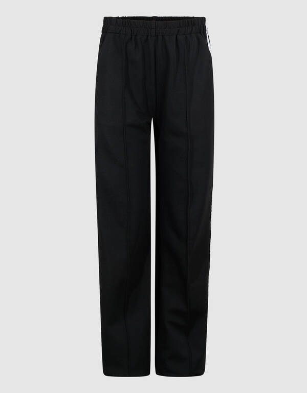 Sportliche Hose mit weitem Bein Schwarz SHOEBY GIRLS