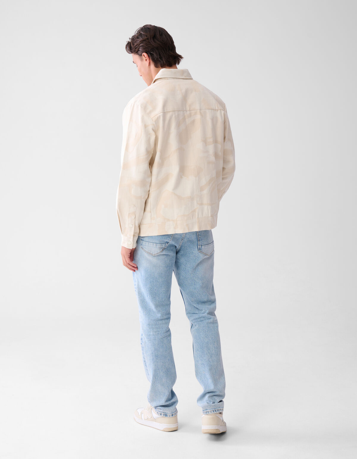 Denim-Jacquard-Jacke Off White SHOEBY MEN