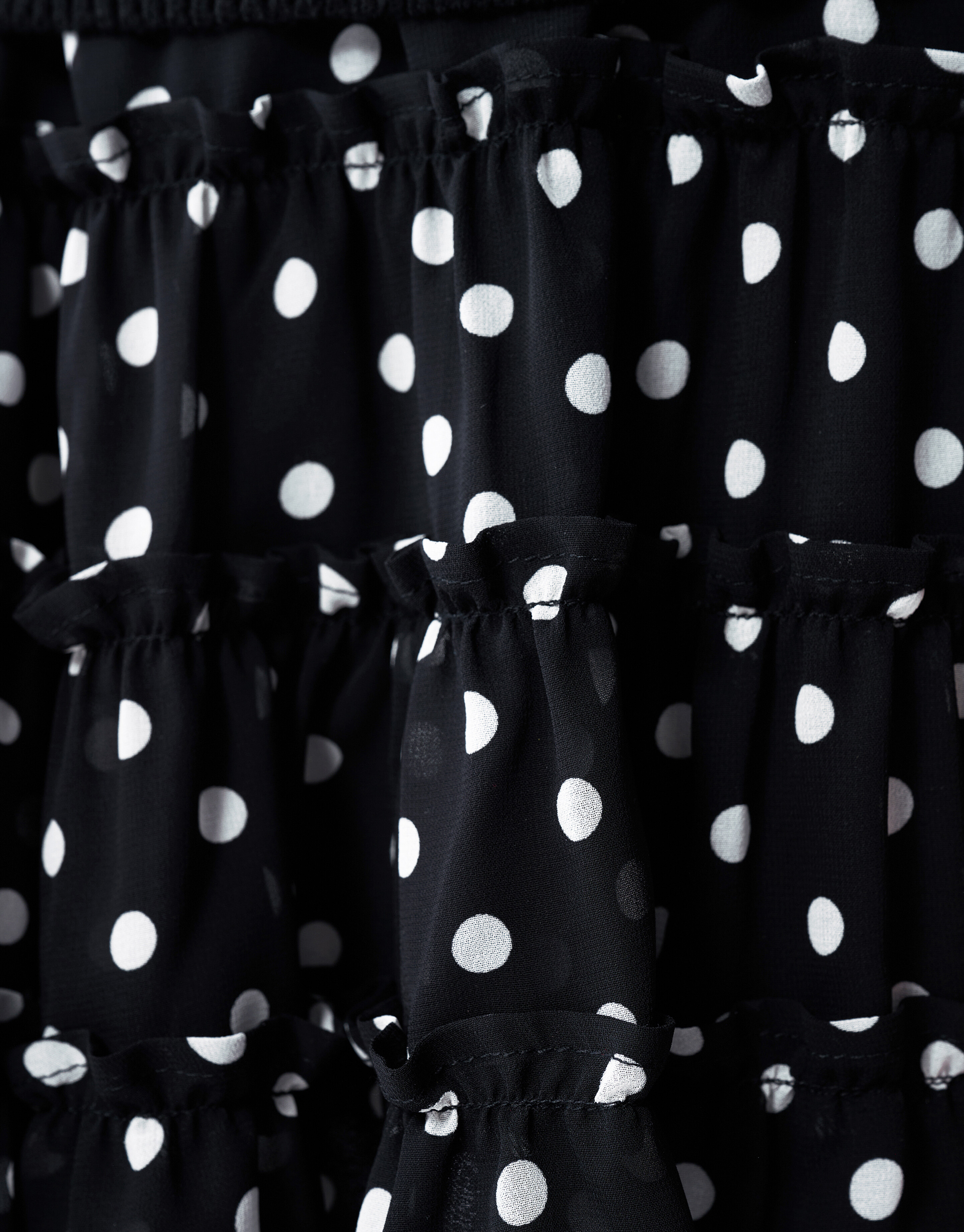 Schwarzer Minirock mit Punkten SHOEBY GIRLS