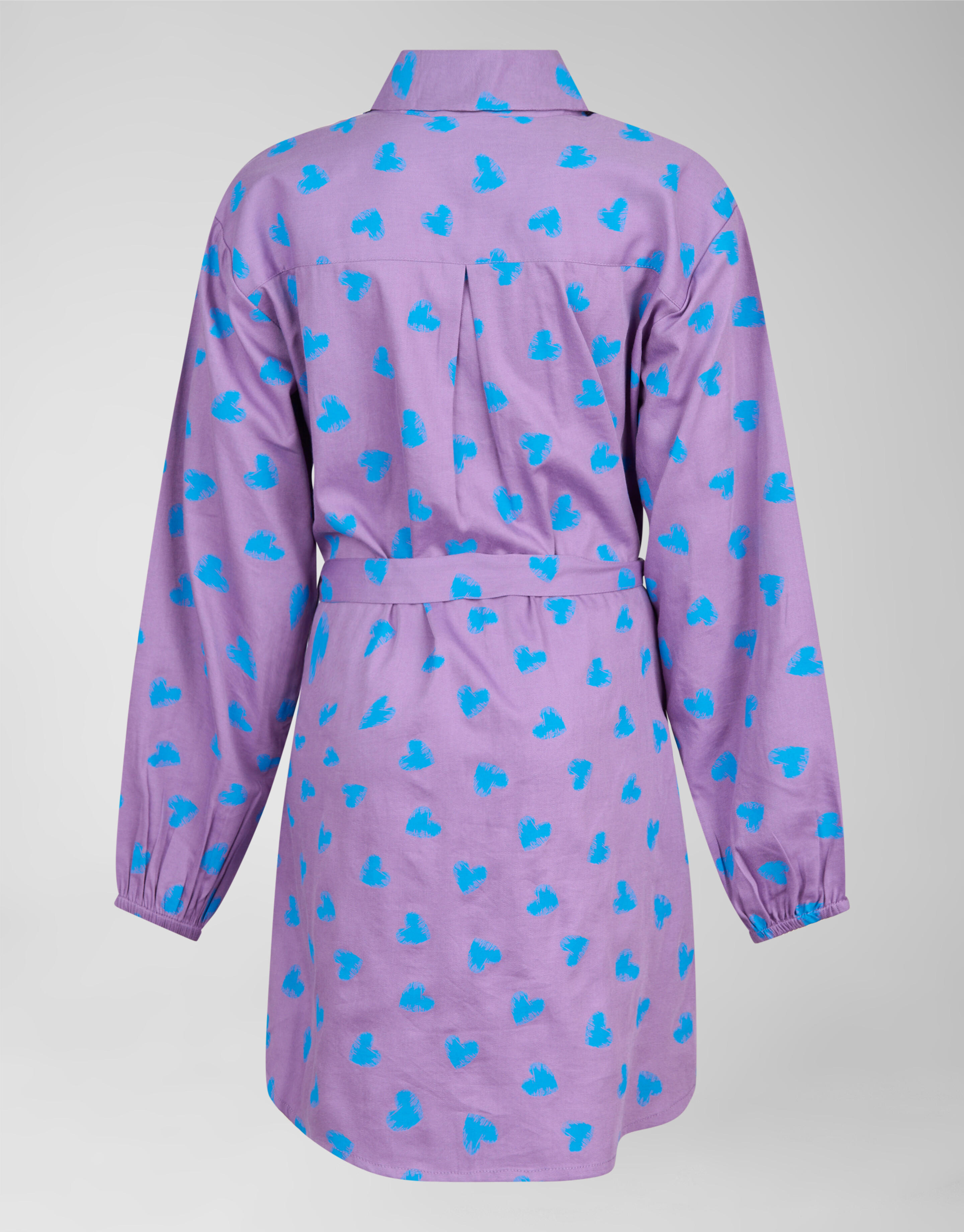 Herz bedrucktes Kleid Lila SHOEBY GIRLS