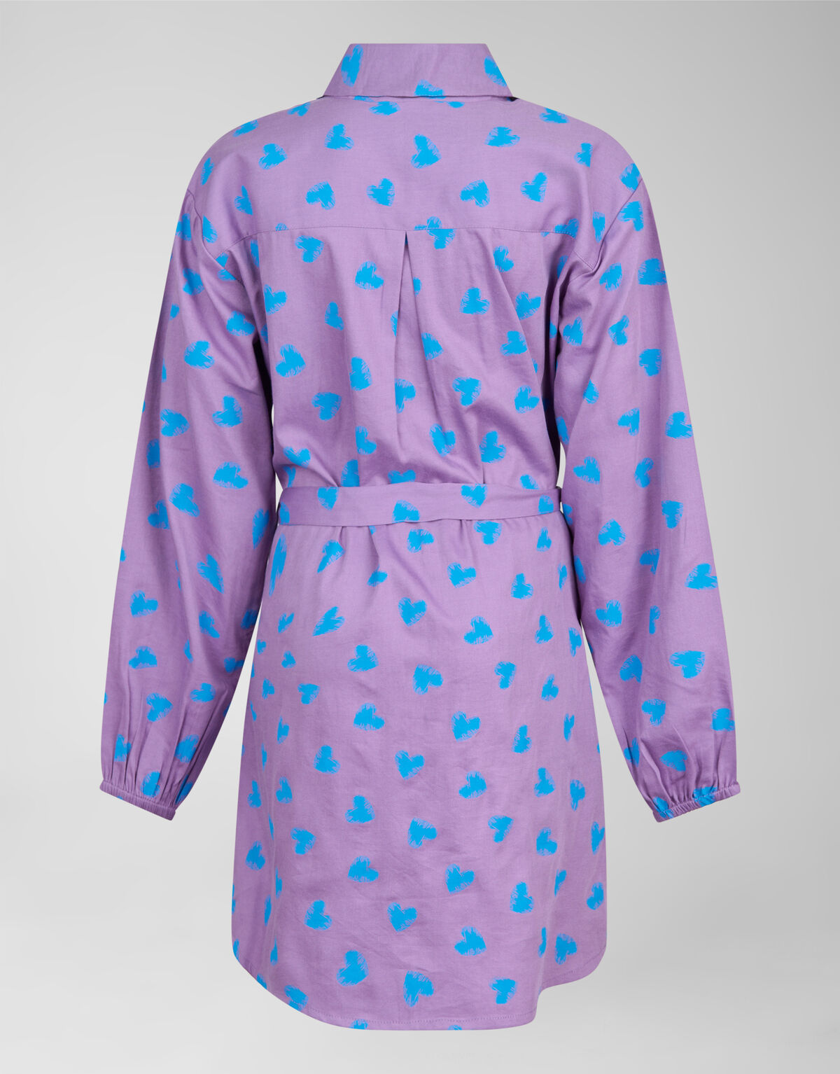 Herz bedrucktes Kleid Lila SHOEBY GIRLS