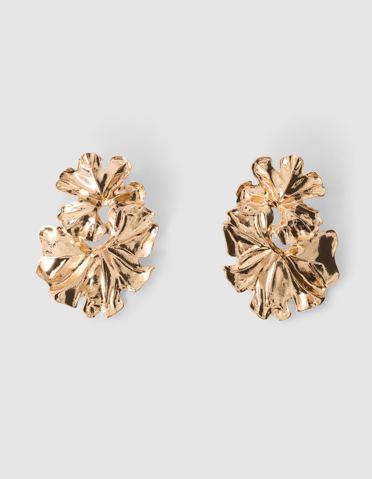 Hammerd Flower Ohrringe Gold SHOEBY ACCESSOIRES