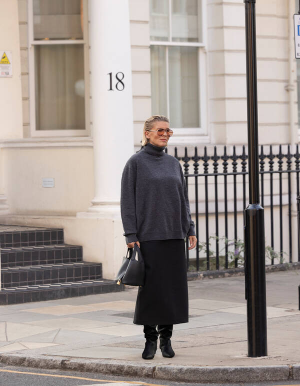 Pencil Maxirock in Schwarz By Lonneke SHOEBY WOMEN