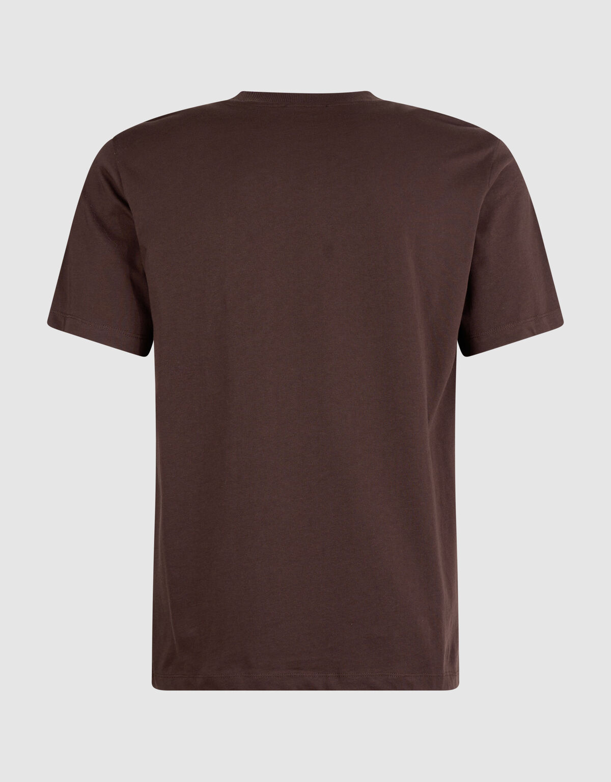 Einfarbiges T-Shirt Braun SHOEBY MEN