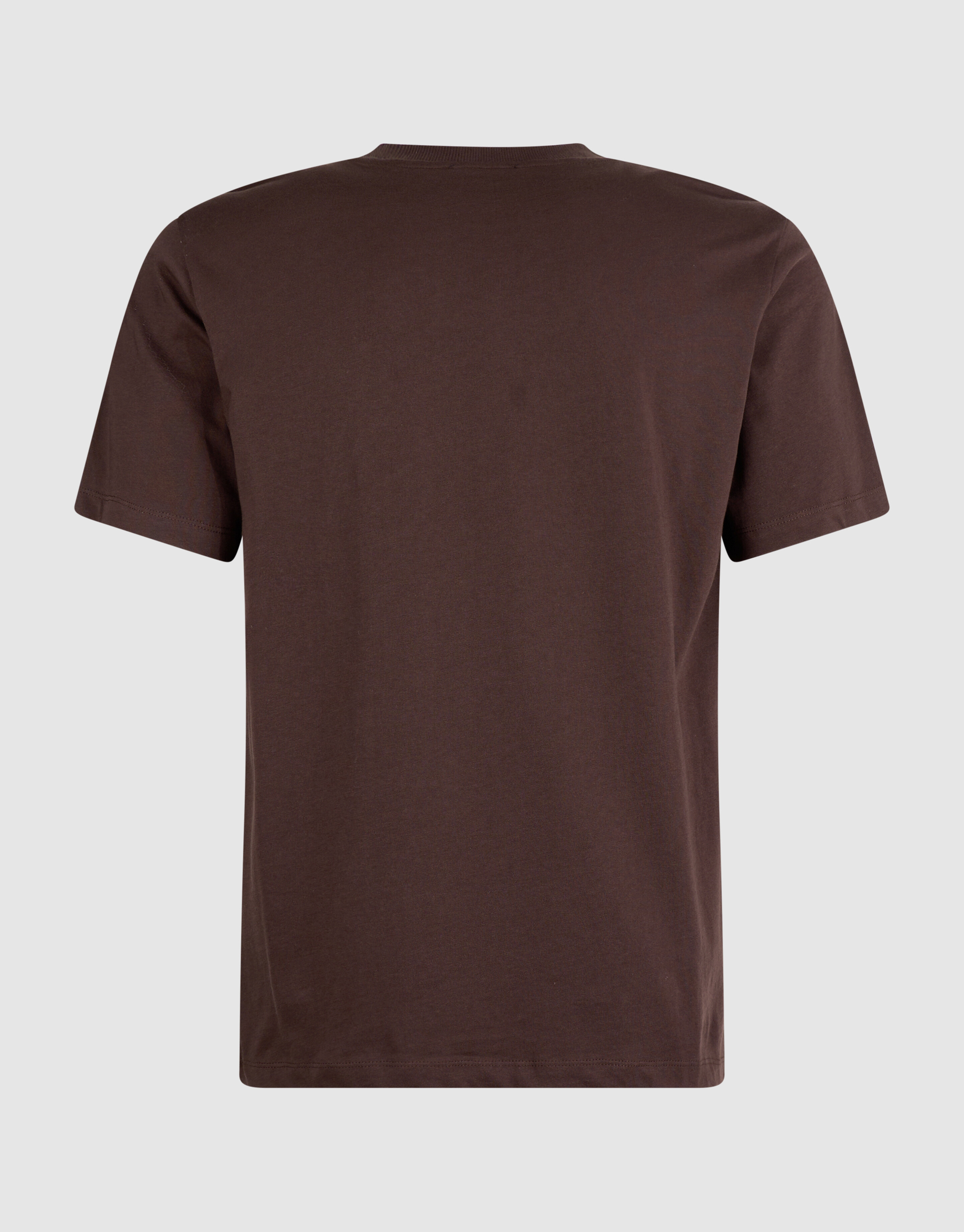 Einfarbiges T-Shirt Braun SHOEBY MEN