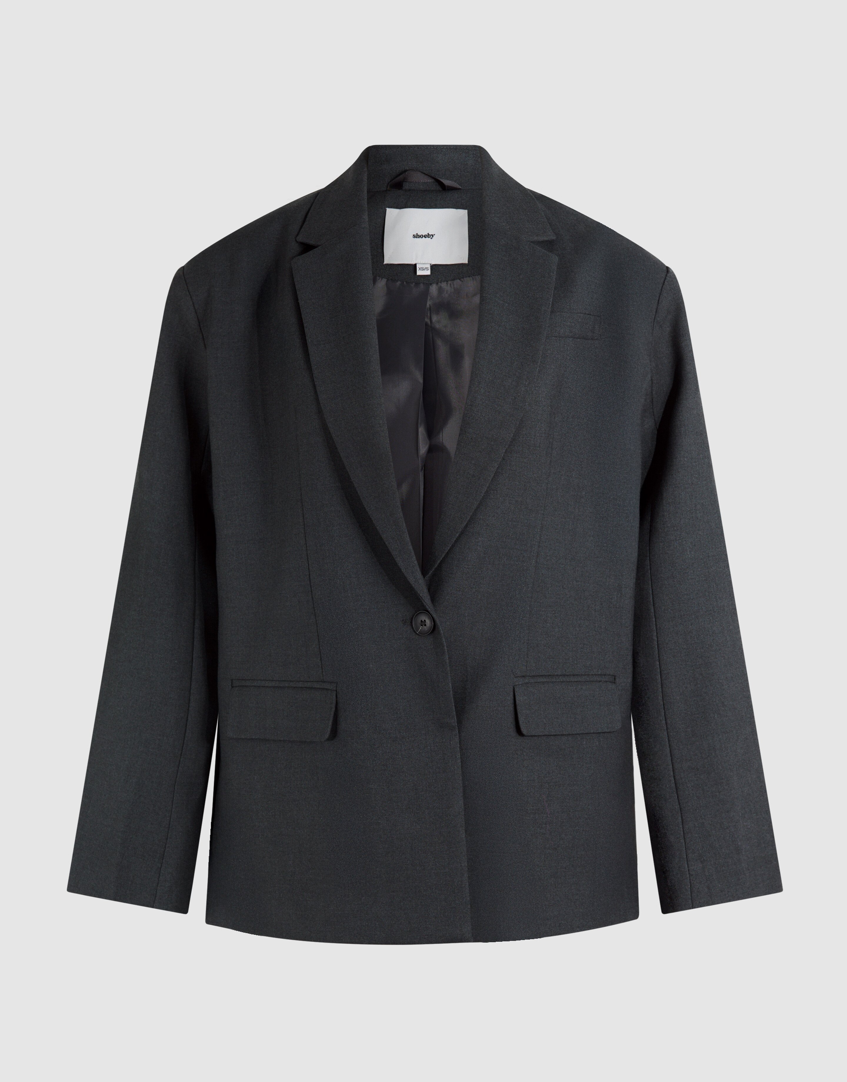 Übergroßer Blazer Dunkelgrau SHOEBY WOMEN