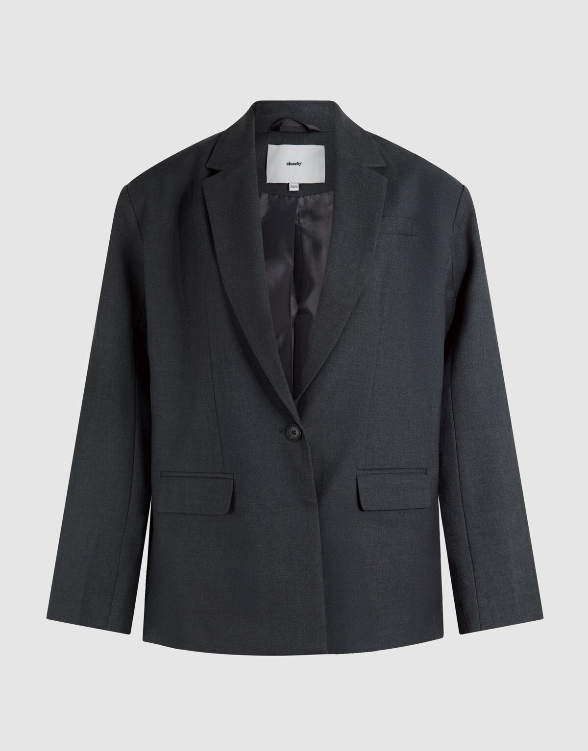 Übergroßer Blazer Dunkelgrau SHOEBY WOMEN