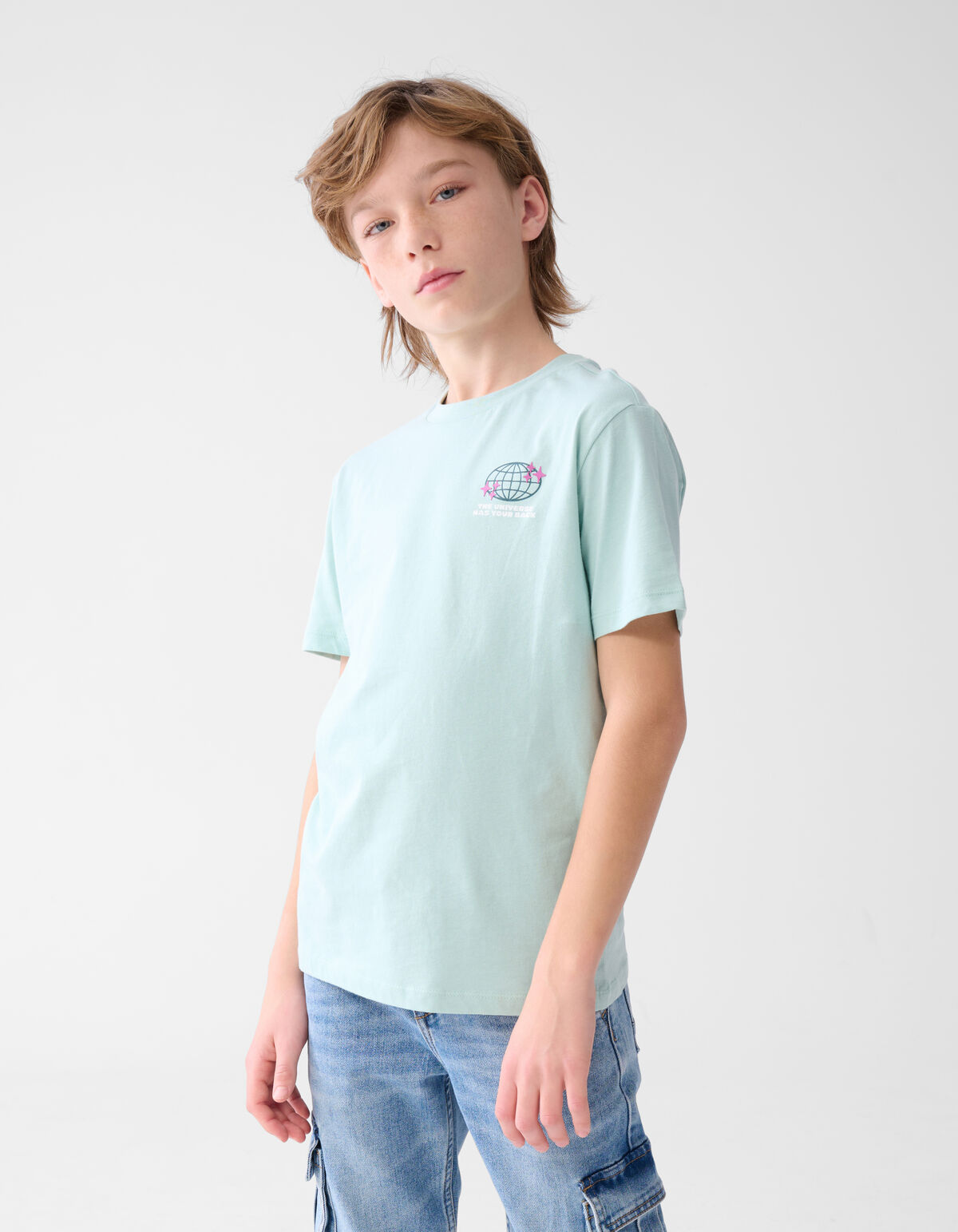 Artwork T-shirt Hellblau SHOEBY BOYS