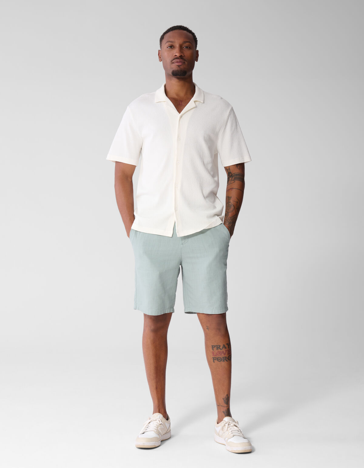 Fence Overshirt in gebrochenem Wei&szlig; SHOEBY MEN