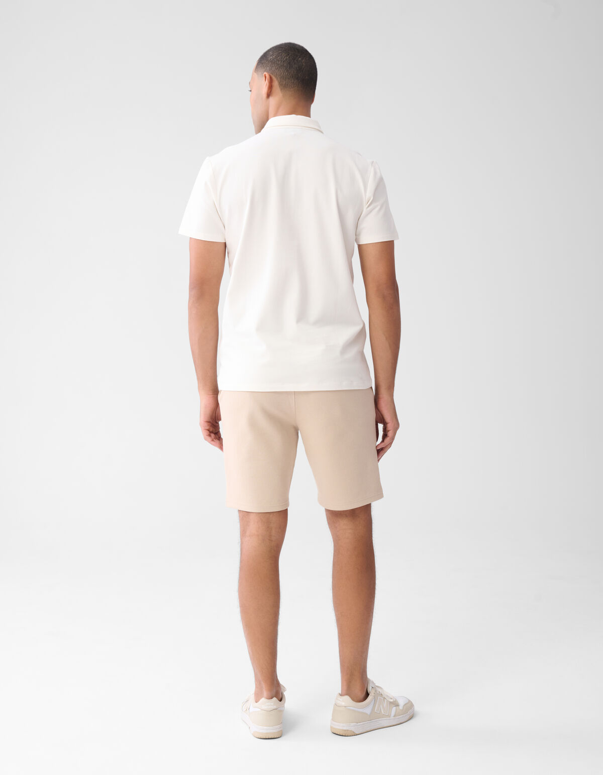 Piqu&eacute; Logo Shorts Sand SHOEBY MEN