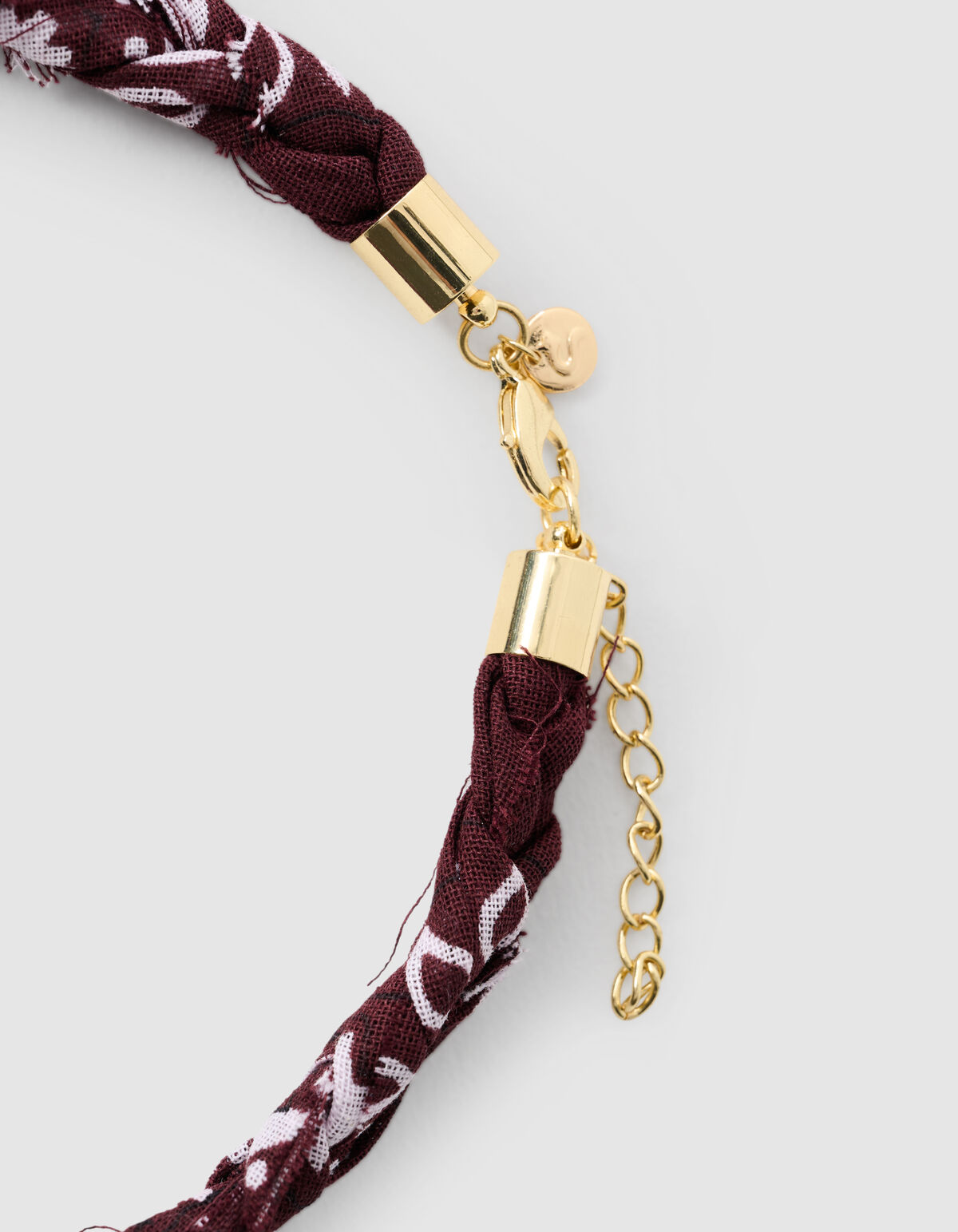 Bandana Puffed Heart Halskette Braun SHOEBY ACCESSOIRES