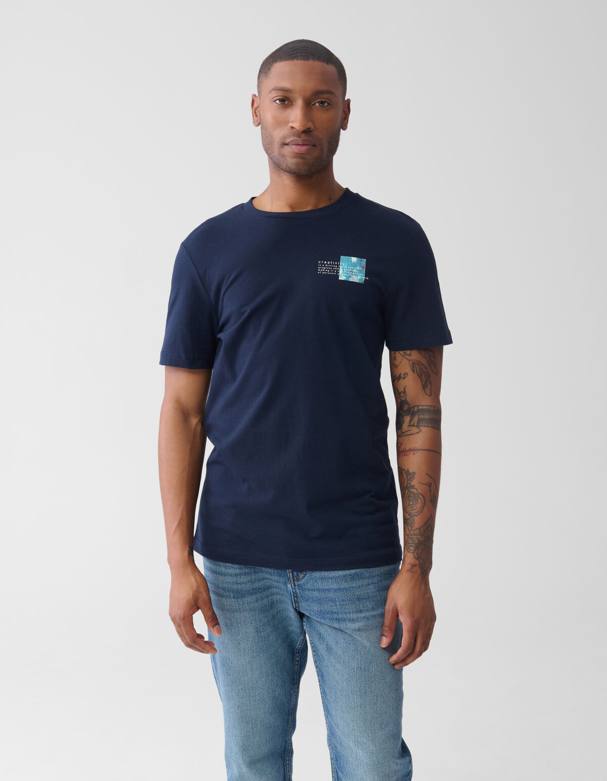 Artwork T-shirt Dunkelblau SHOEBY MEN