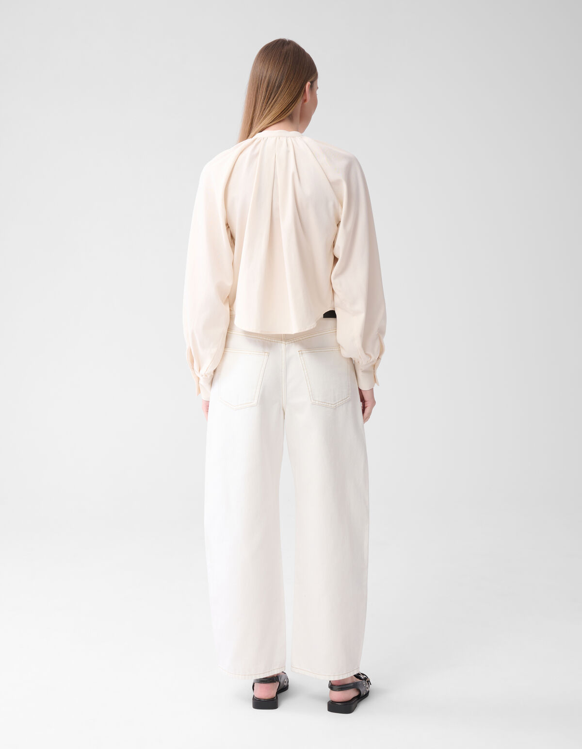 Gekürzte Bluse Off White von Lonneke SHOEBY WOMEN