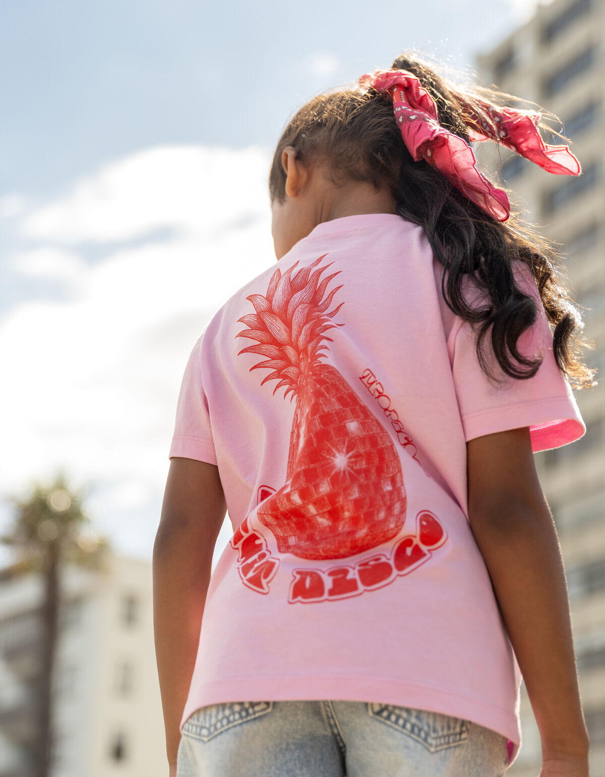 Fruit Disco Artwork T-Shirt Rosa SHOEBY GIRLS