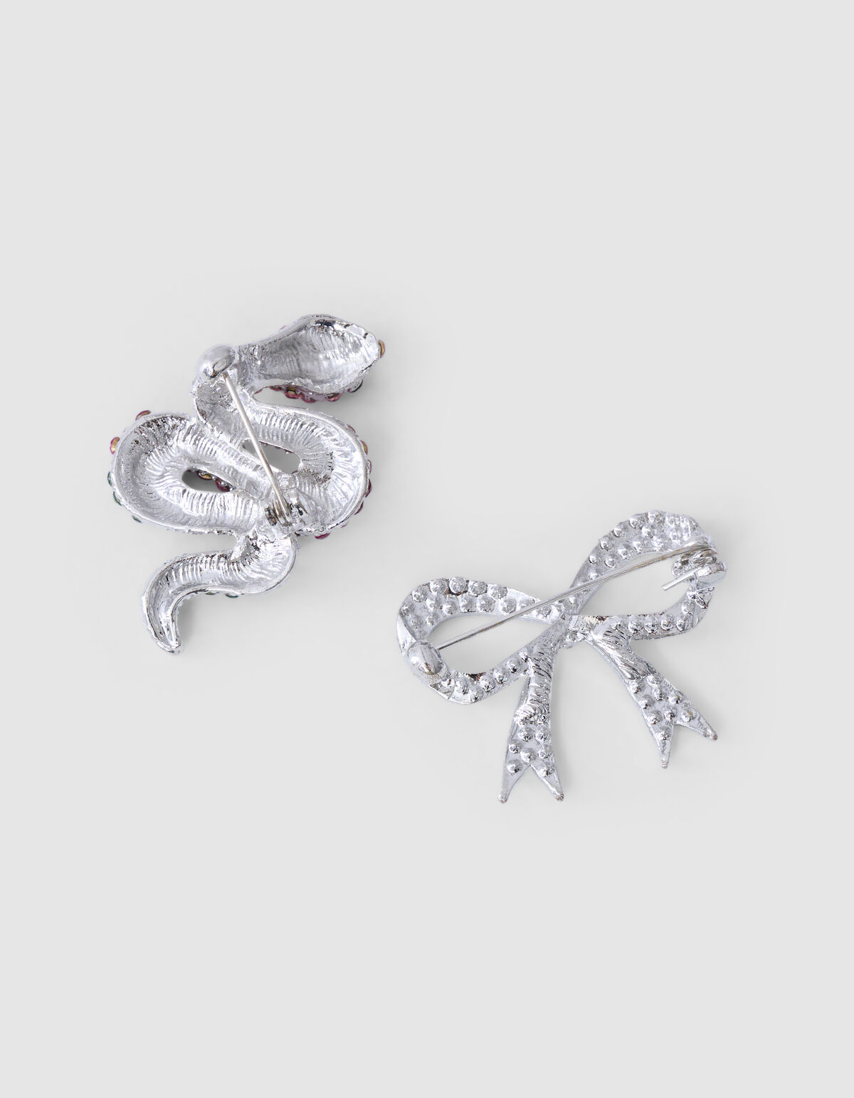 Broschen-Set Silber SHOEBY ACCESSOIRES
