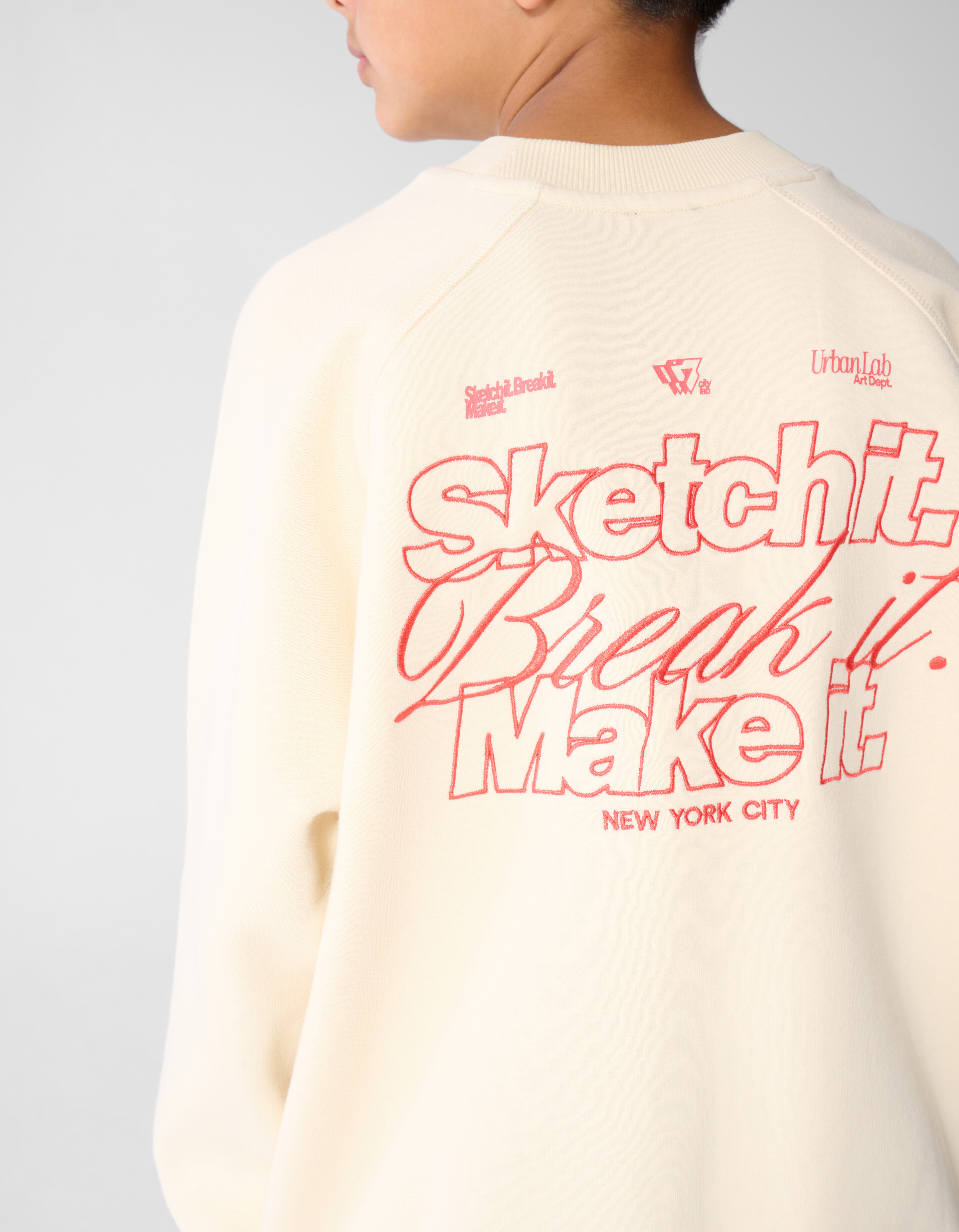 Sketch Pullover Ecru SHOEBY BOYS