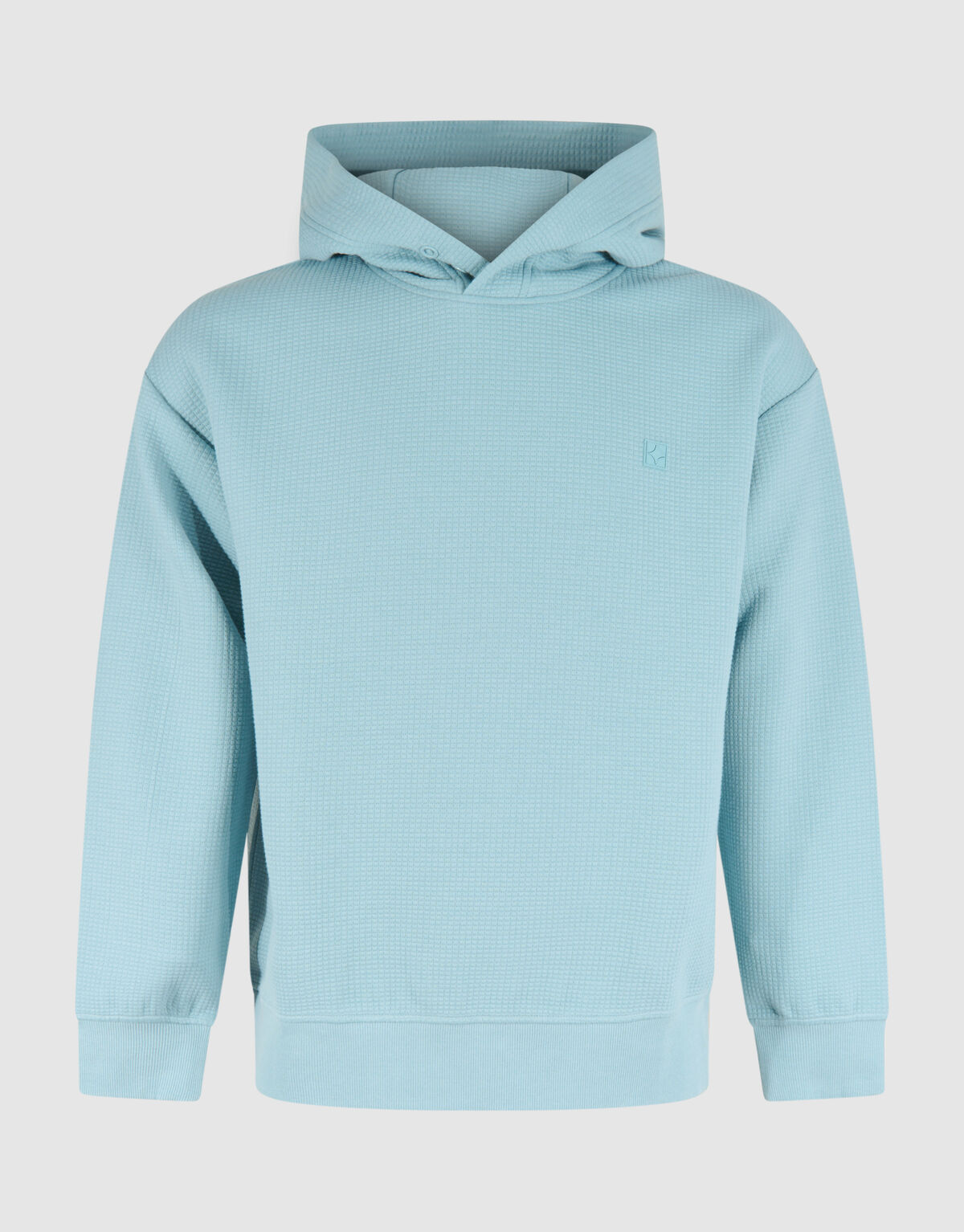 Jacquard Hoodie Hellblau SHOEBY MEN