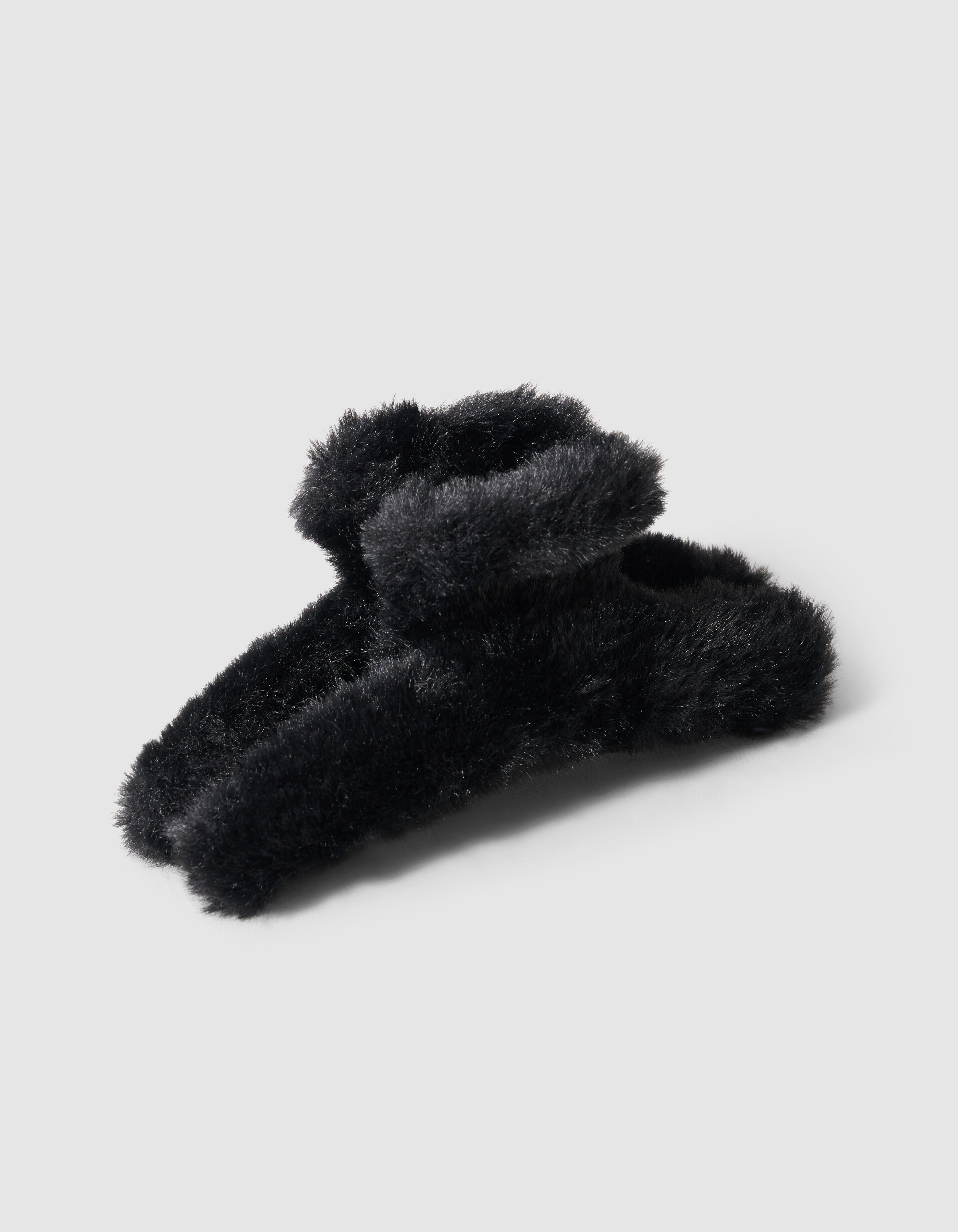 Faux Fur Big Haarspange Braun SHOEBY ACCESSOIRES