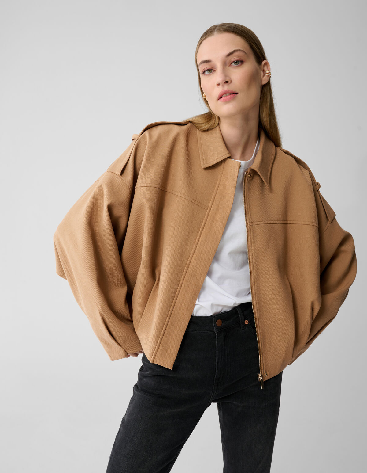 Oversized Bomberjacke Camel von Lonneke SHOEBY WOMEN