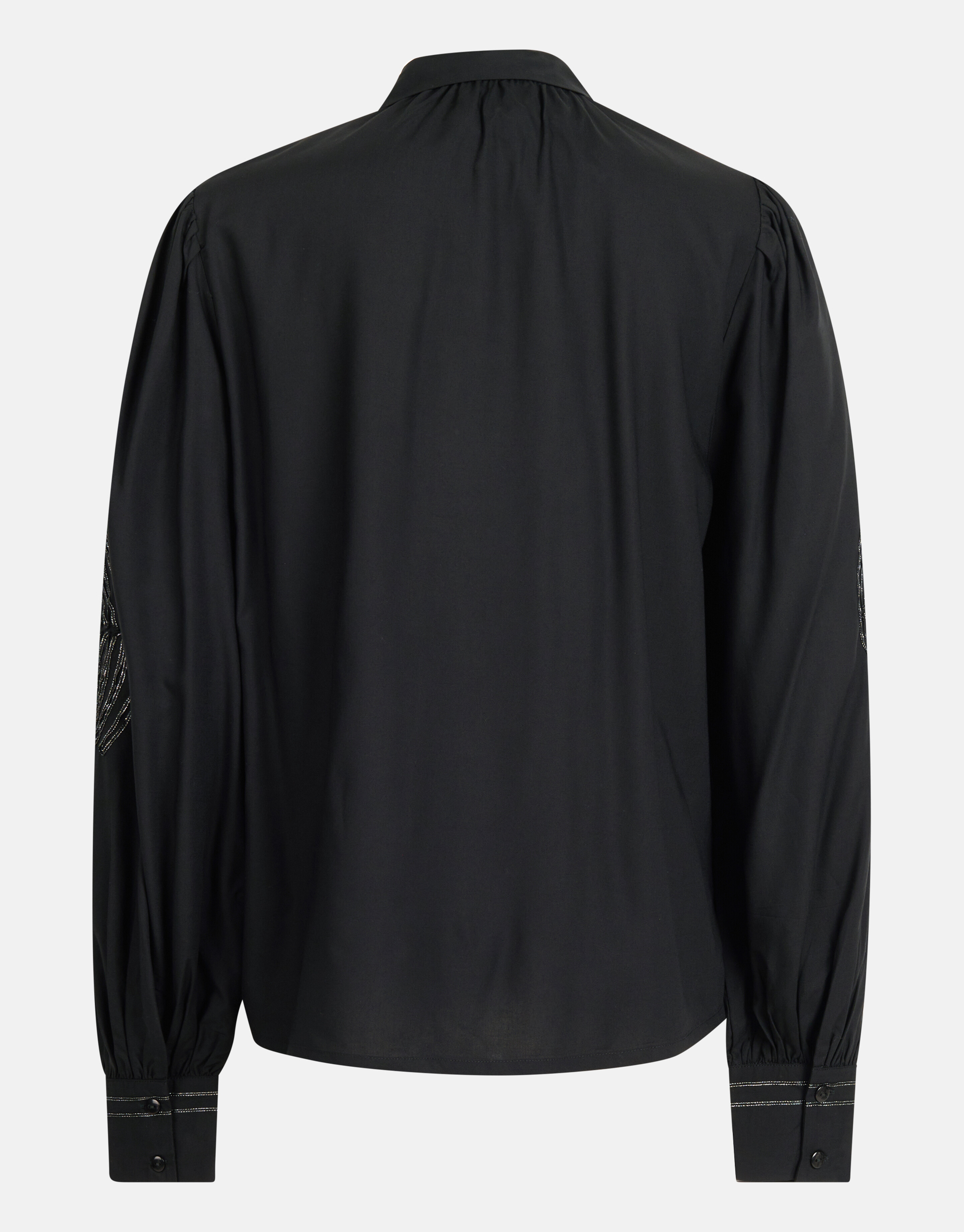 Lurex-Band-Bluse Schwarz SHOEBY WOMEN