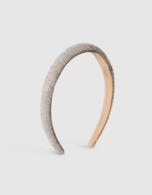 Strass-Haarband Silber SHOEBY ACCESSOIRES