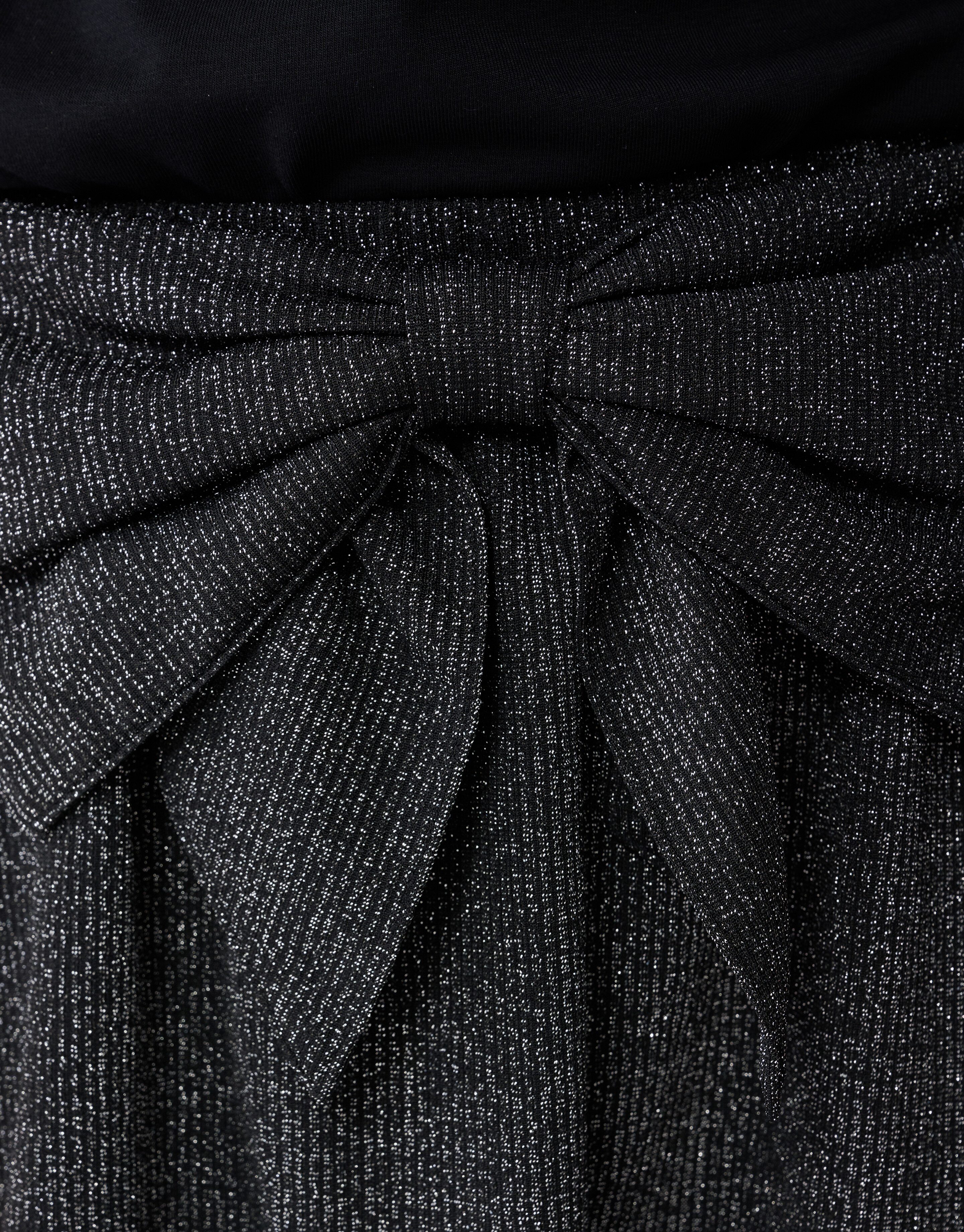 Minirock mit Glitzerschleife in Schwarz SHOEBY ACCESSOIRES