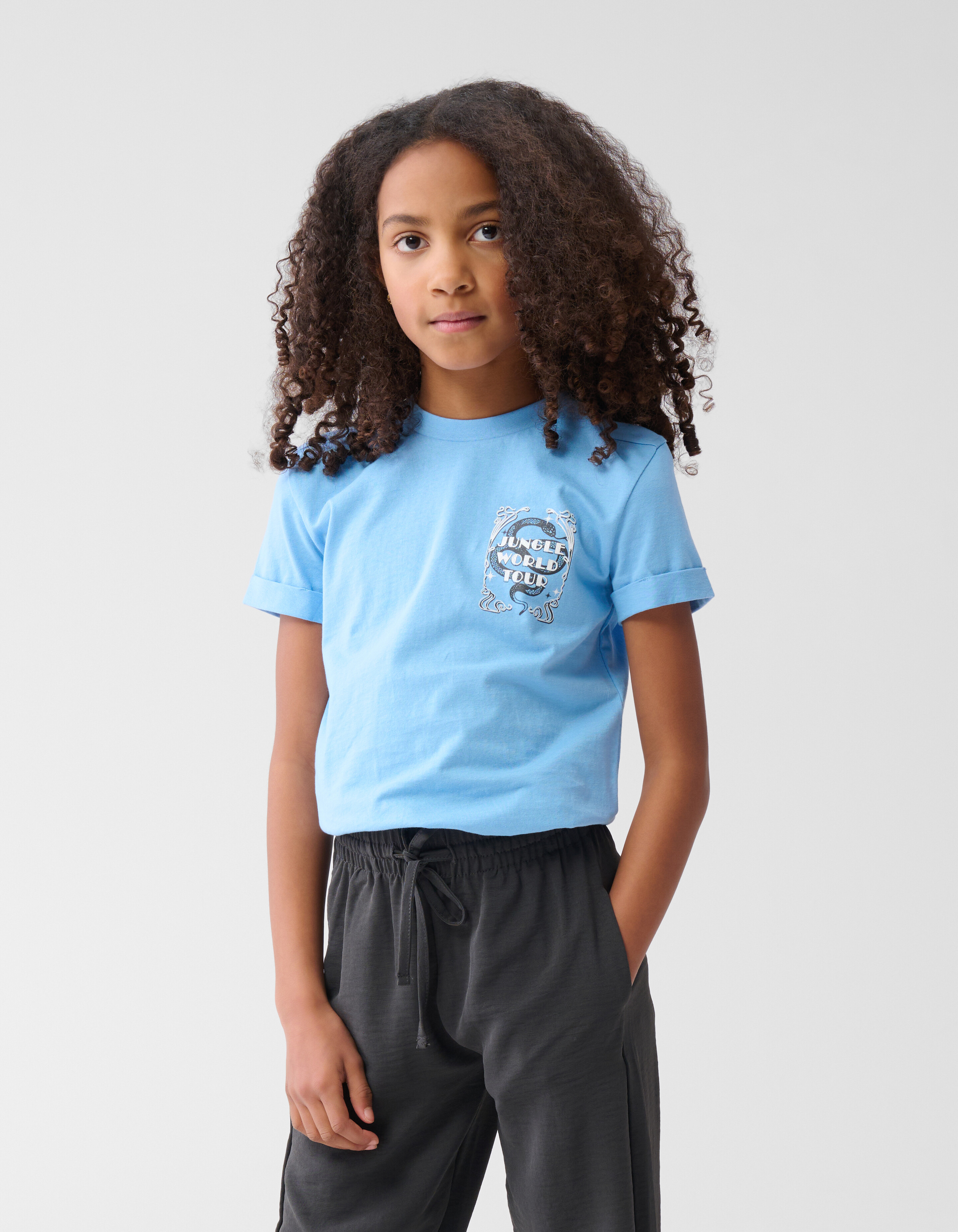 Kunstwerk T-shirt Blau SHOEBY GIRLS
