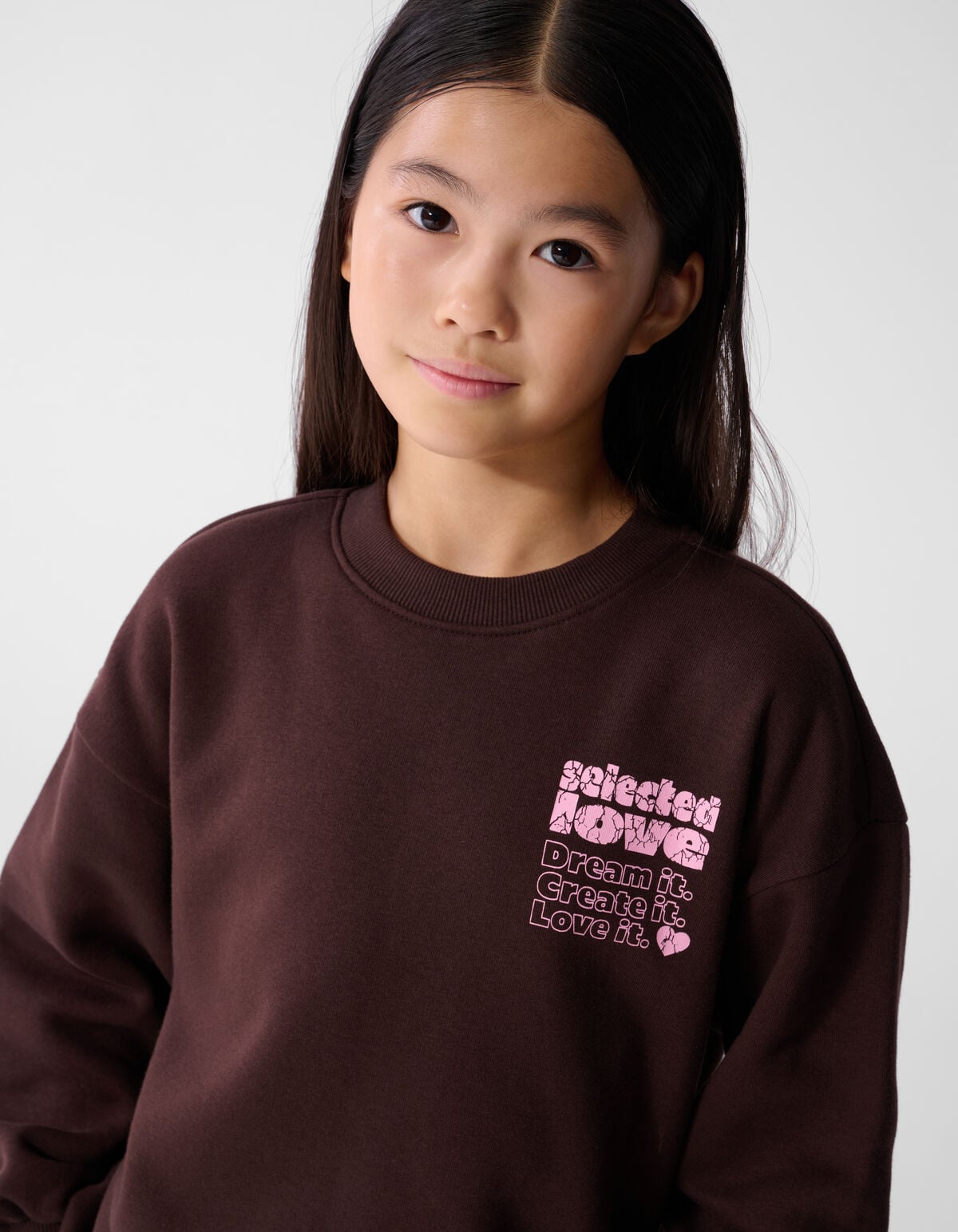 Baseball Artwork Sweatshirt Braun SHOEBY GIRLS