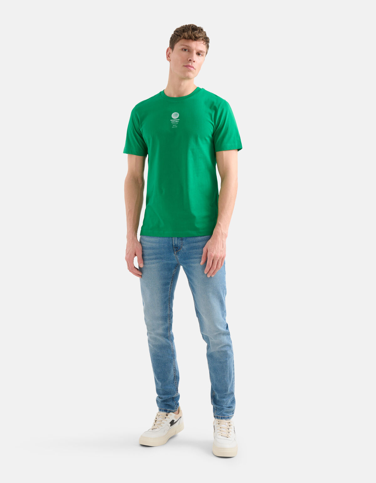 Regular Fit T-shirt Grün SHOEBY MEN