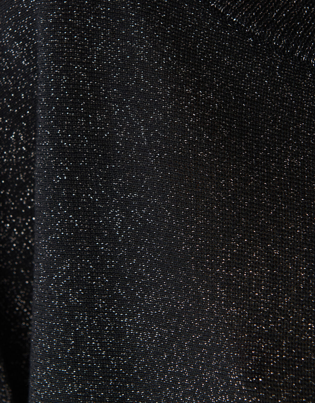 Glitzer Fledermausärmel Pullover Schwarz SHOEBY WOMEN